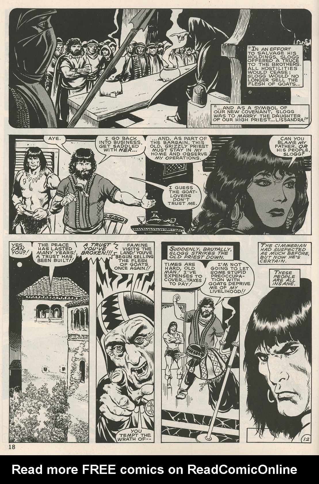 Read online The Savage Sword Of Conan comic -  Issue #125 - 18