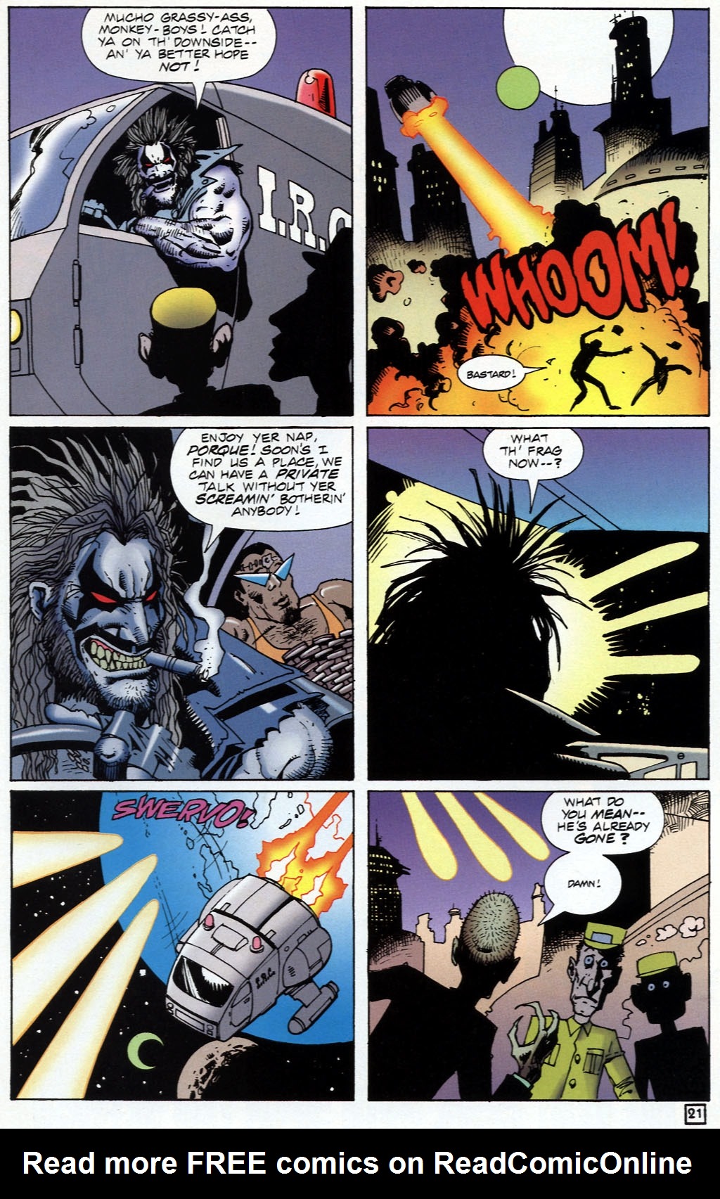 Read online Lobo: Death and Taxes comic -  Issue #3 - 21