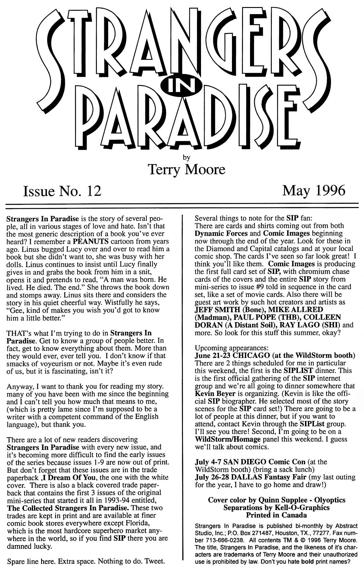Read online Strangers in Paradise (1994) comic -  Issue #12 - 2