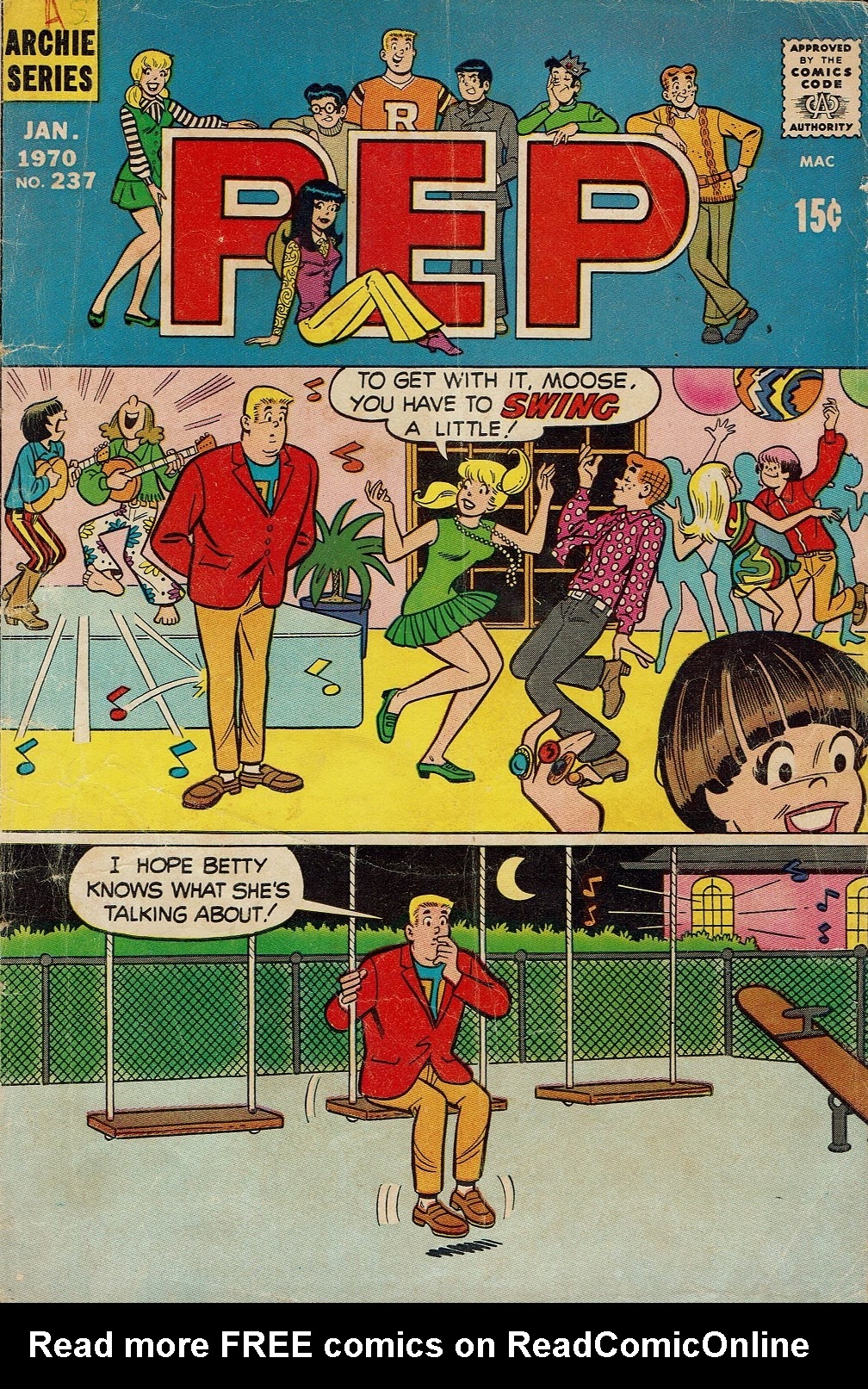 Read online Pep Comics comic -  Issue #237 - 1