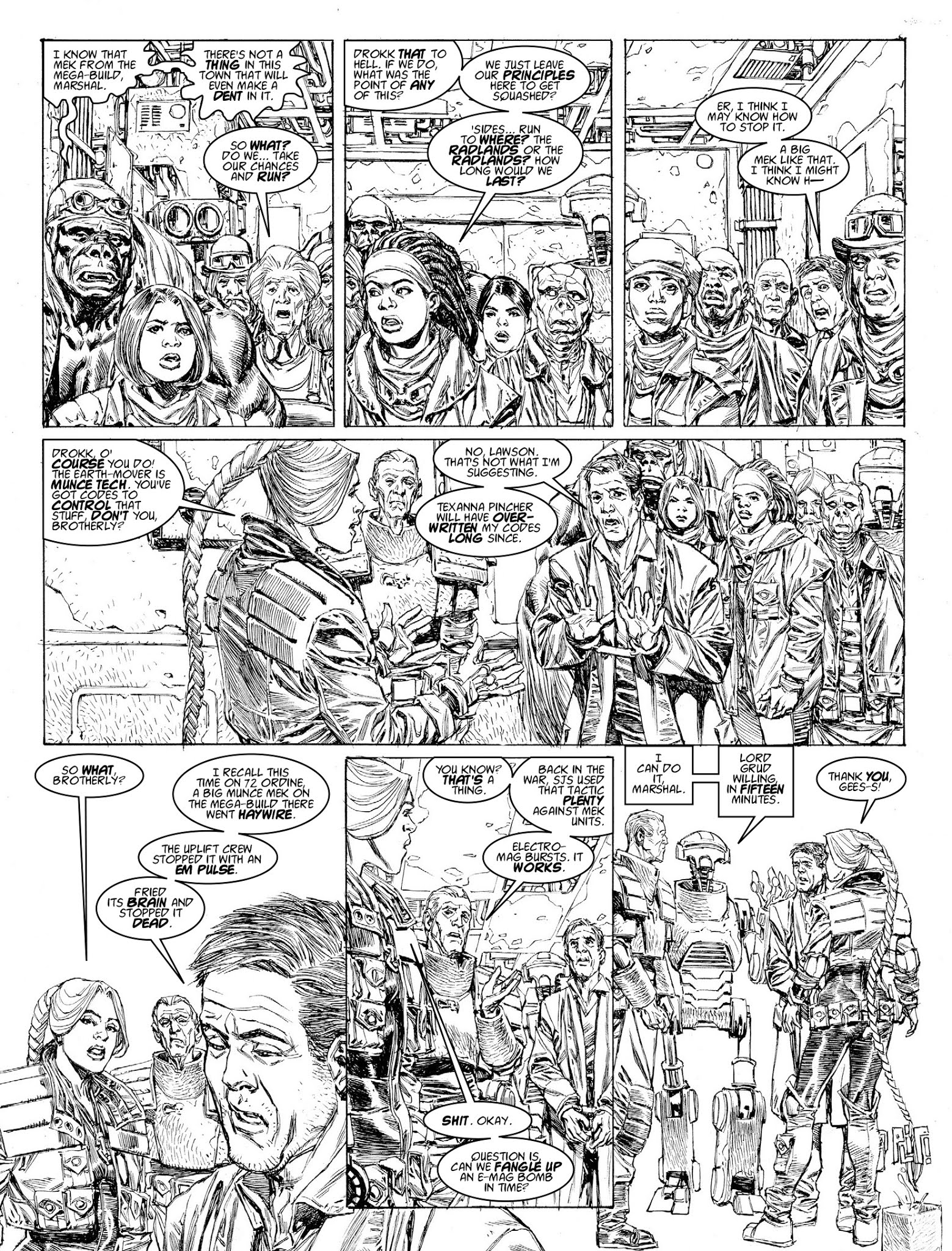 Read online Judge Dredd Megazine (Vol. 5) comic -  Issue #403 - 19