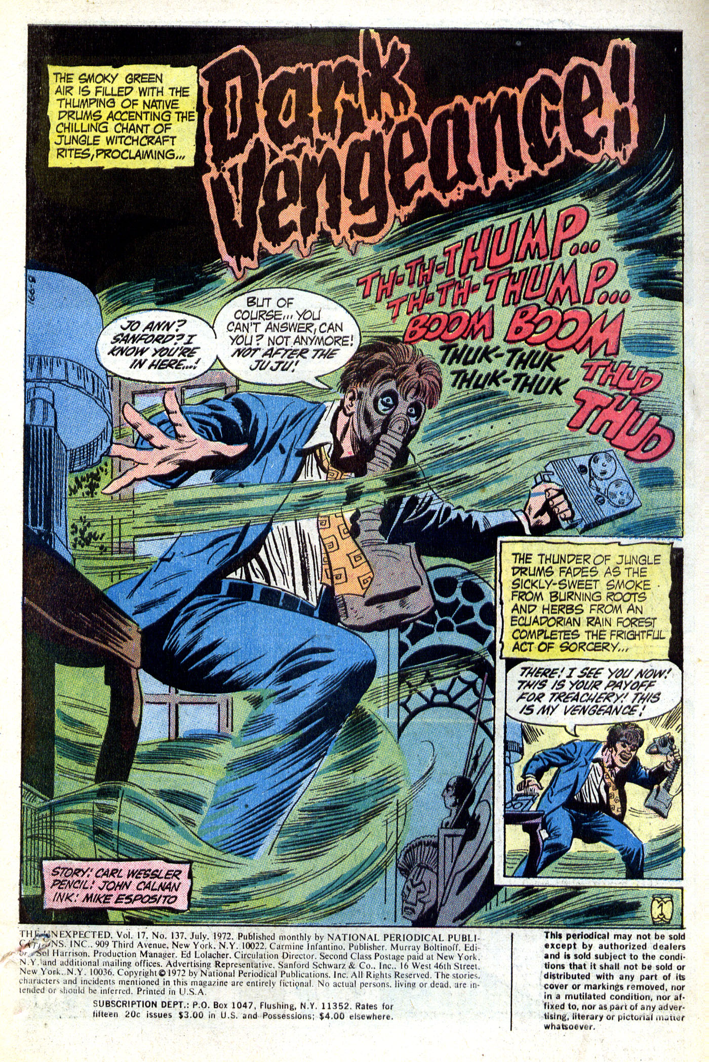 Read online Tales of the Unexpected comic -  Issue #137 - 2