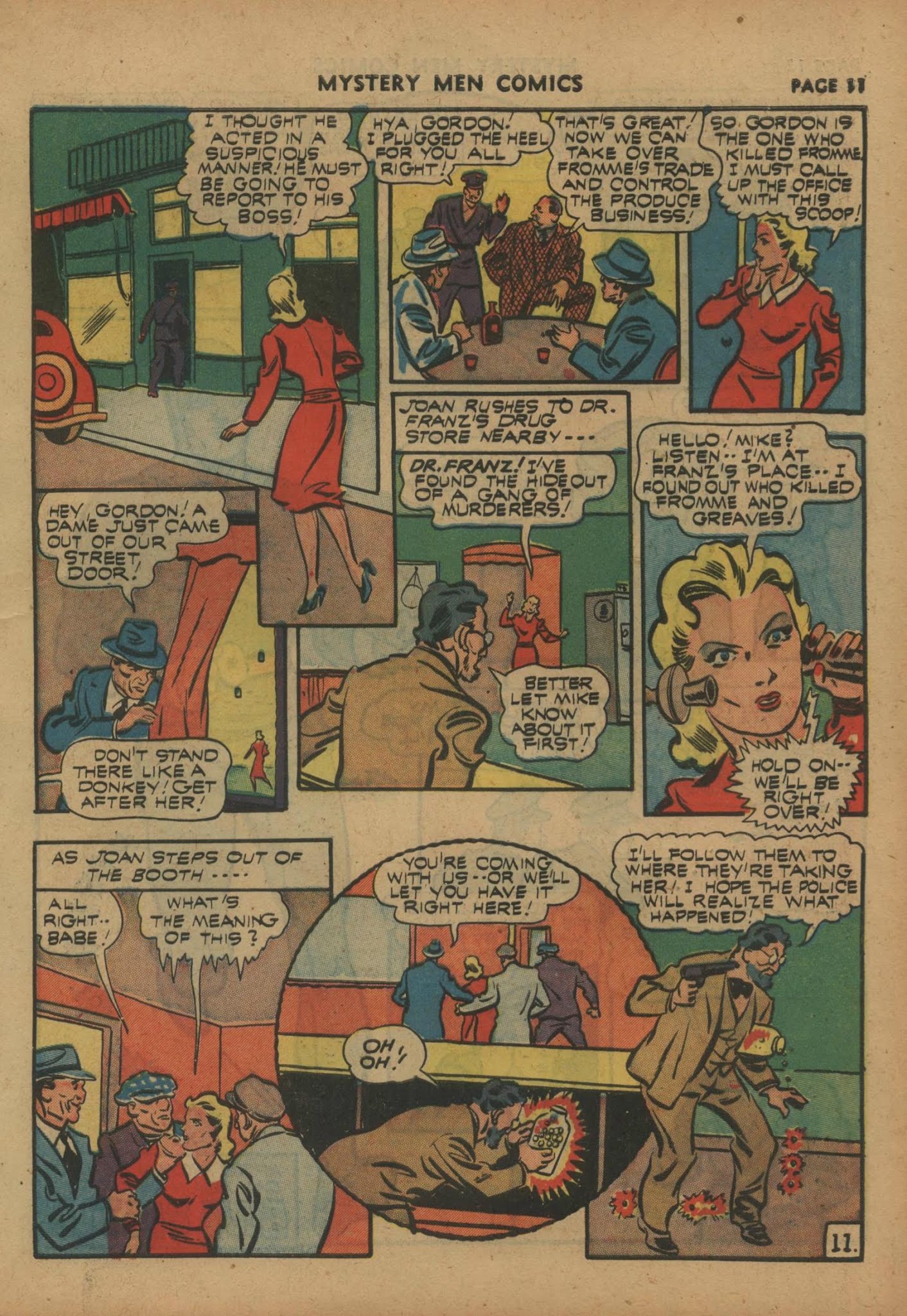 Read online Mystery Men Comics comic -  Issue #26 - 13