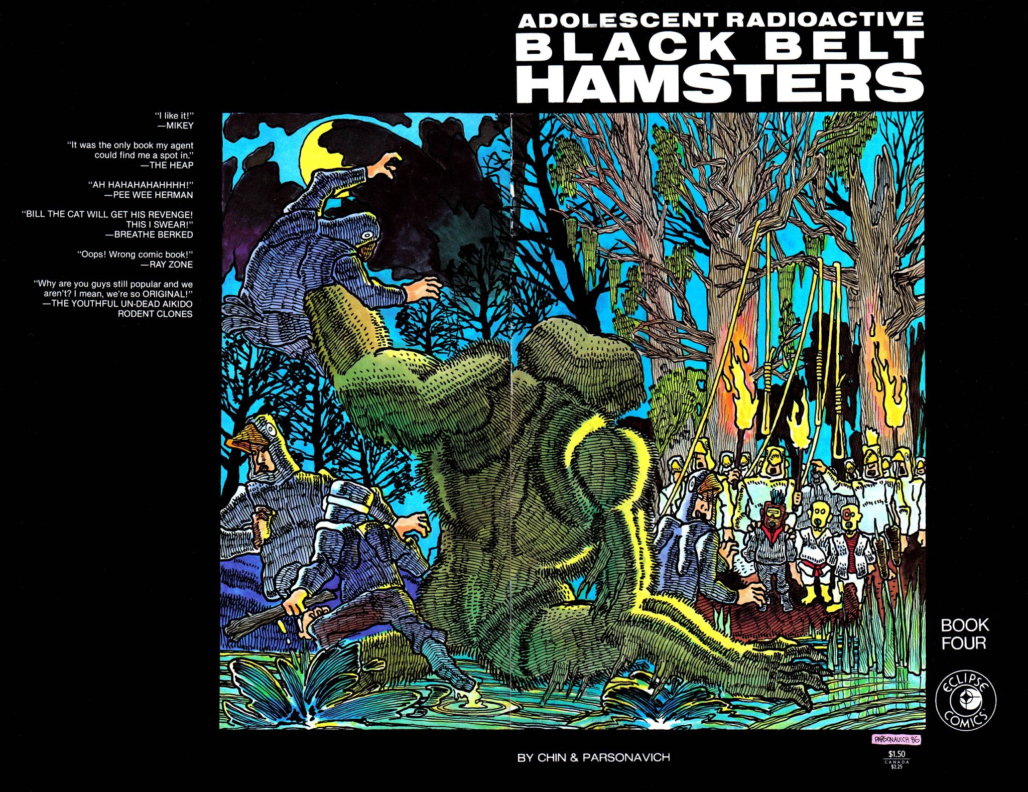 Read online Adolescent Radioactive Black Belt Hamsters comic -  Issue #4 - 1