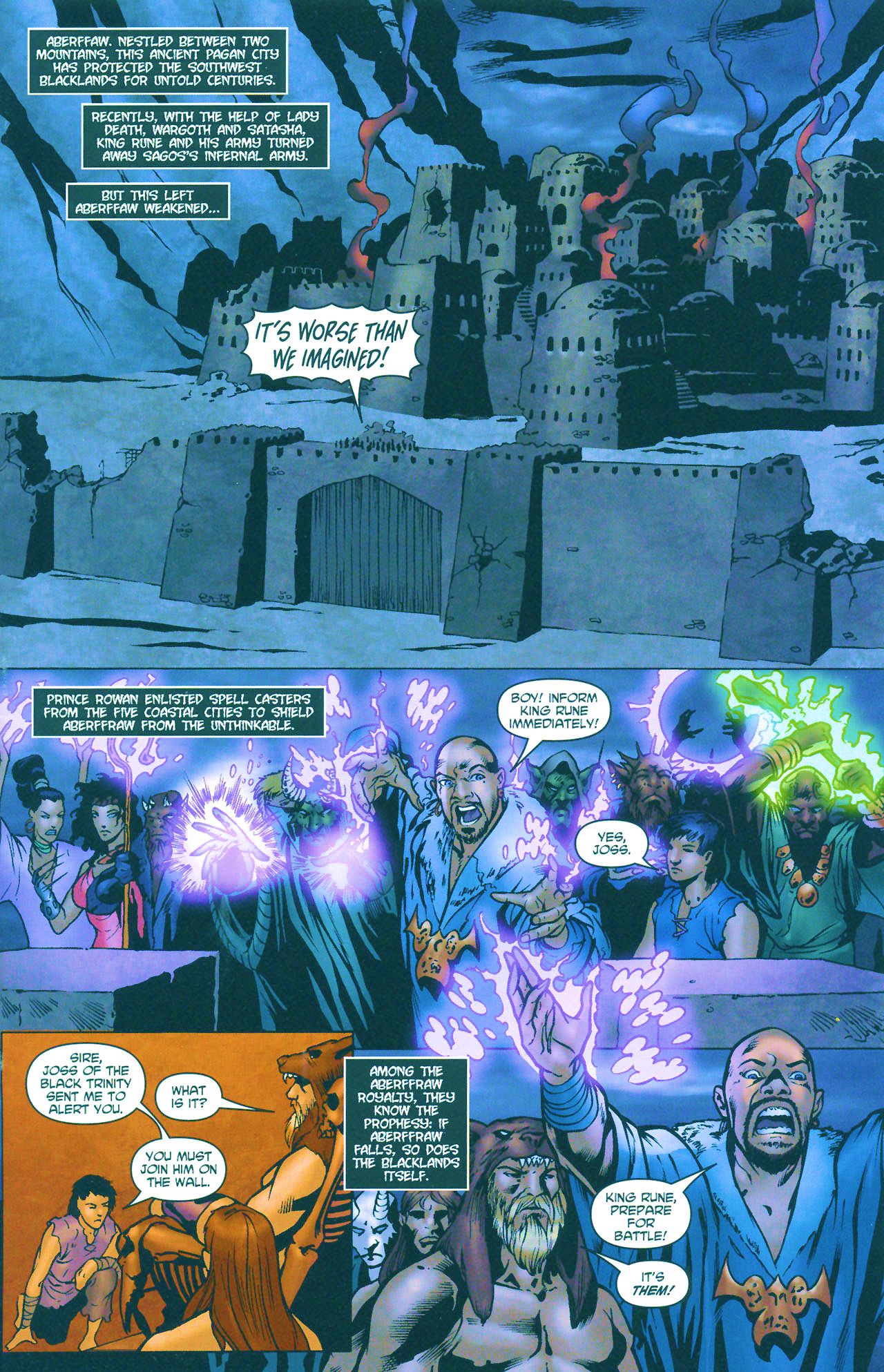 Read online Brian Pulido's Lady Death: Blacklands comic -  Issue #4 - 17