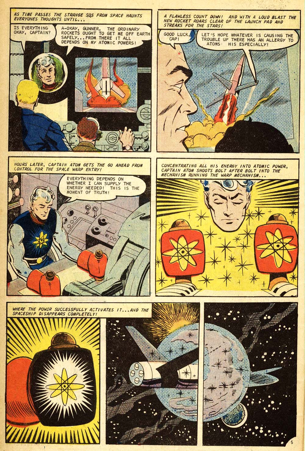 Read online Captain Atom (1965) comic -  Issue #88 - 6