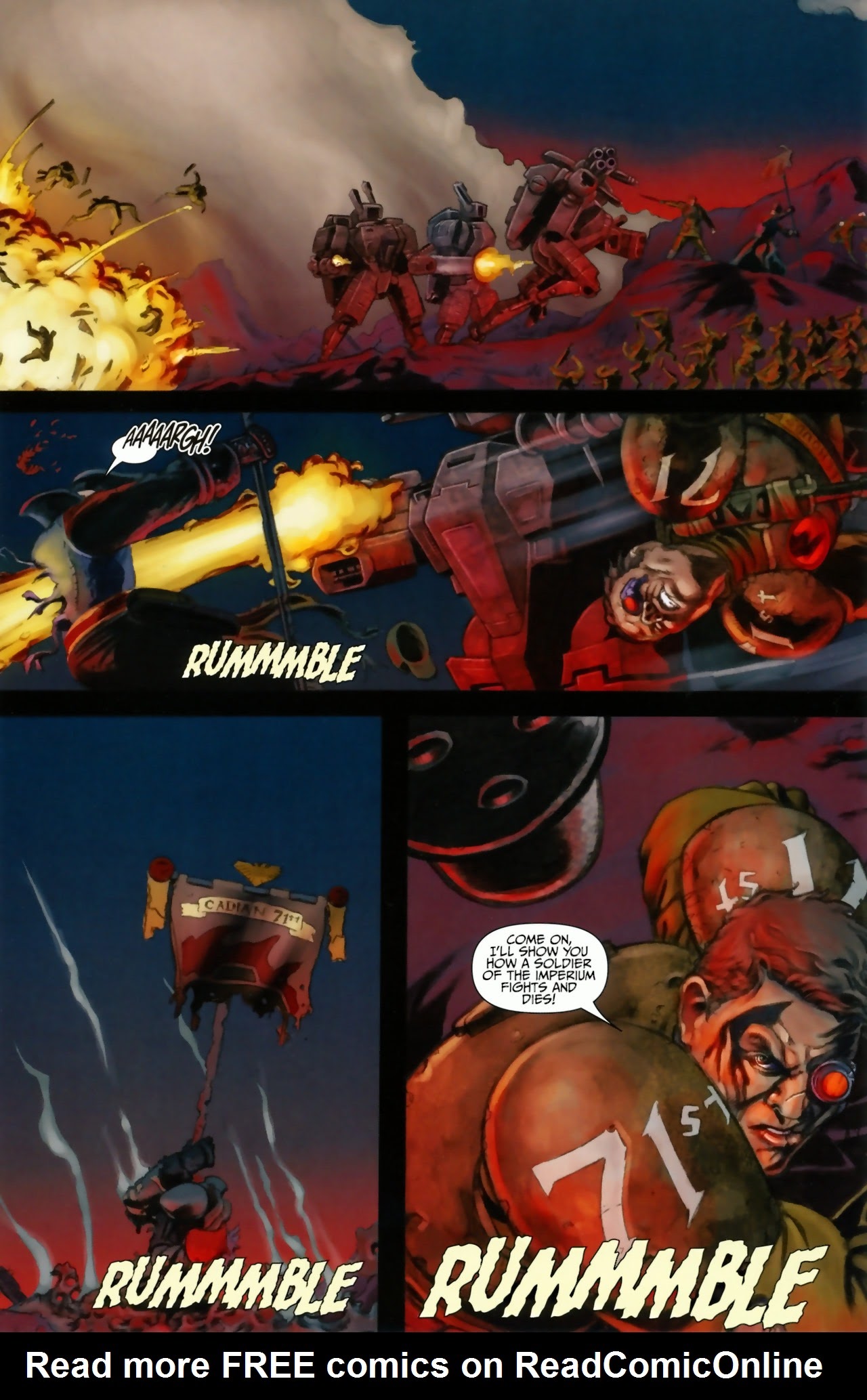 Read online Warhammer 40,000: Fire & Honour comic -  Issue #1 - 21