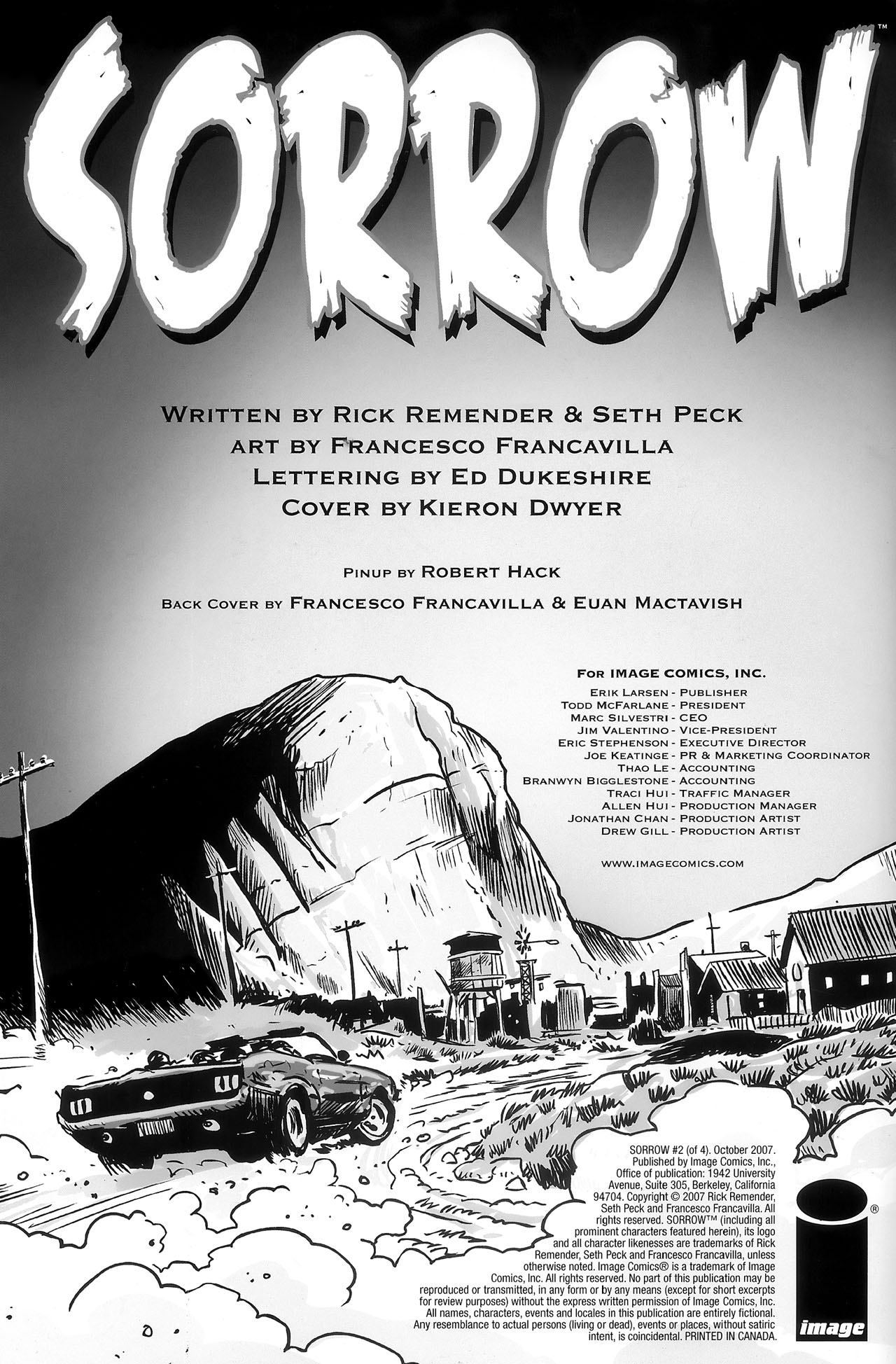 Read online Sorrow comic -  Issue #2 - 2