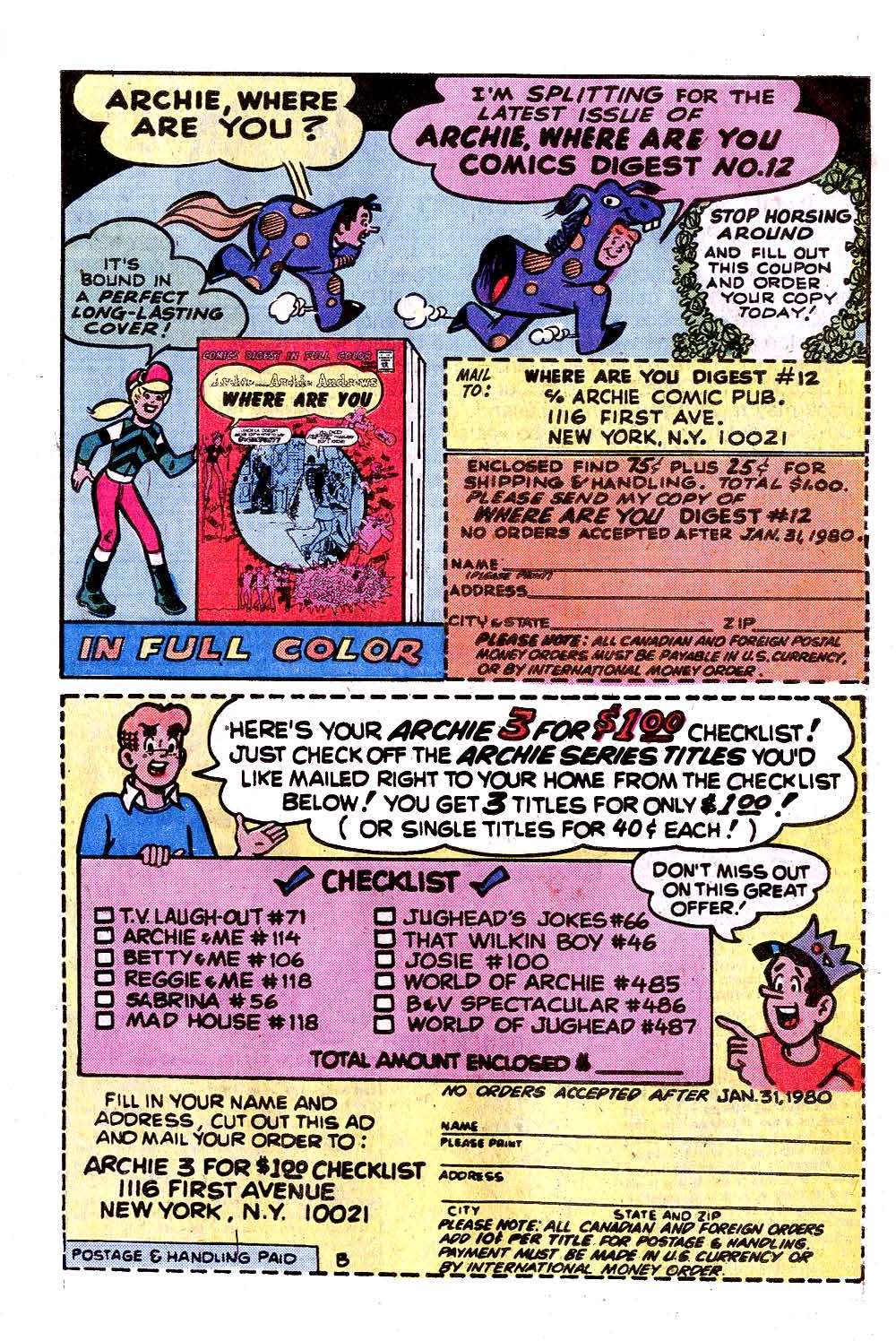 Read online Archie (1960) comic -  Issue #285 - 27