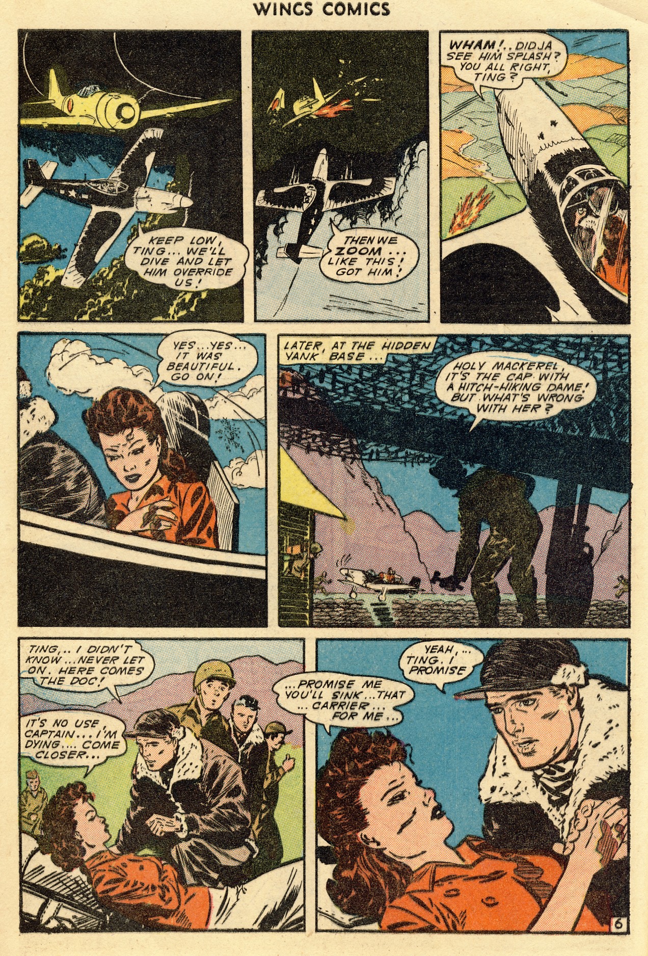 Read online Wings Comics comic -  Issue #49 - 8