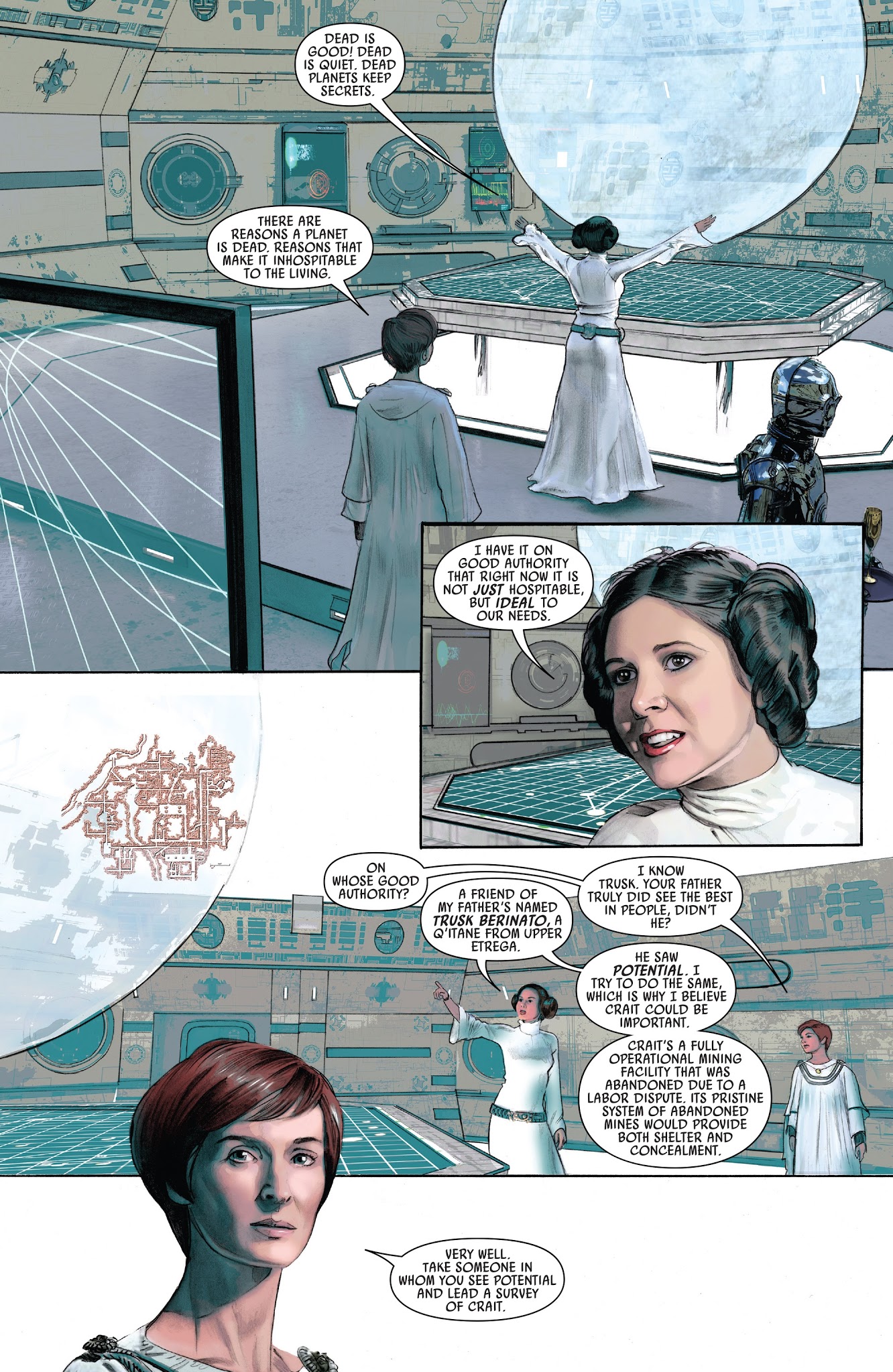 Read online Star Wars Episode VIII: The Last Jedi - Storms of Crait comic -  Issue # Full - 7