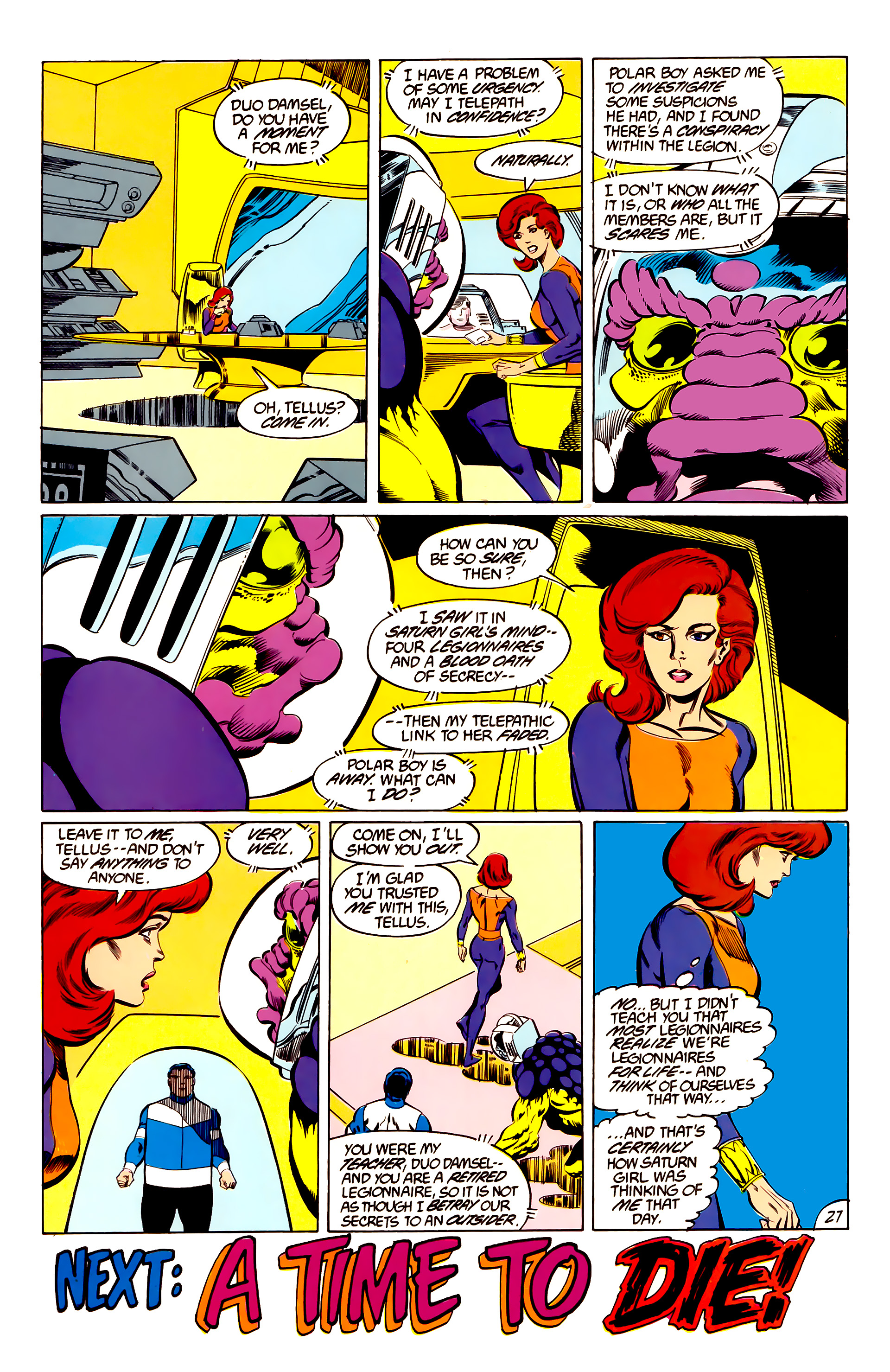 Legion of Super-Heroes (1984) 47 Page 27