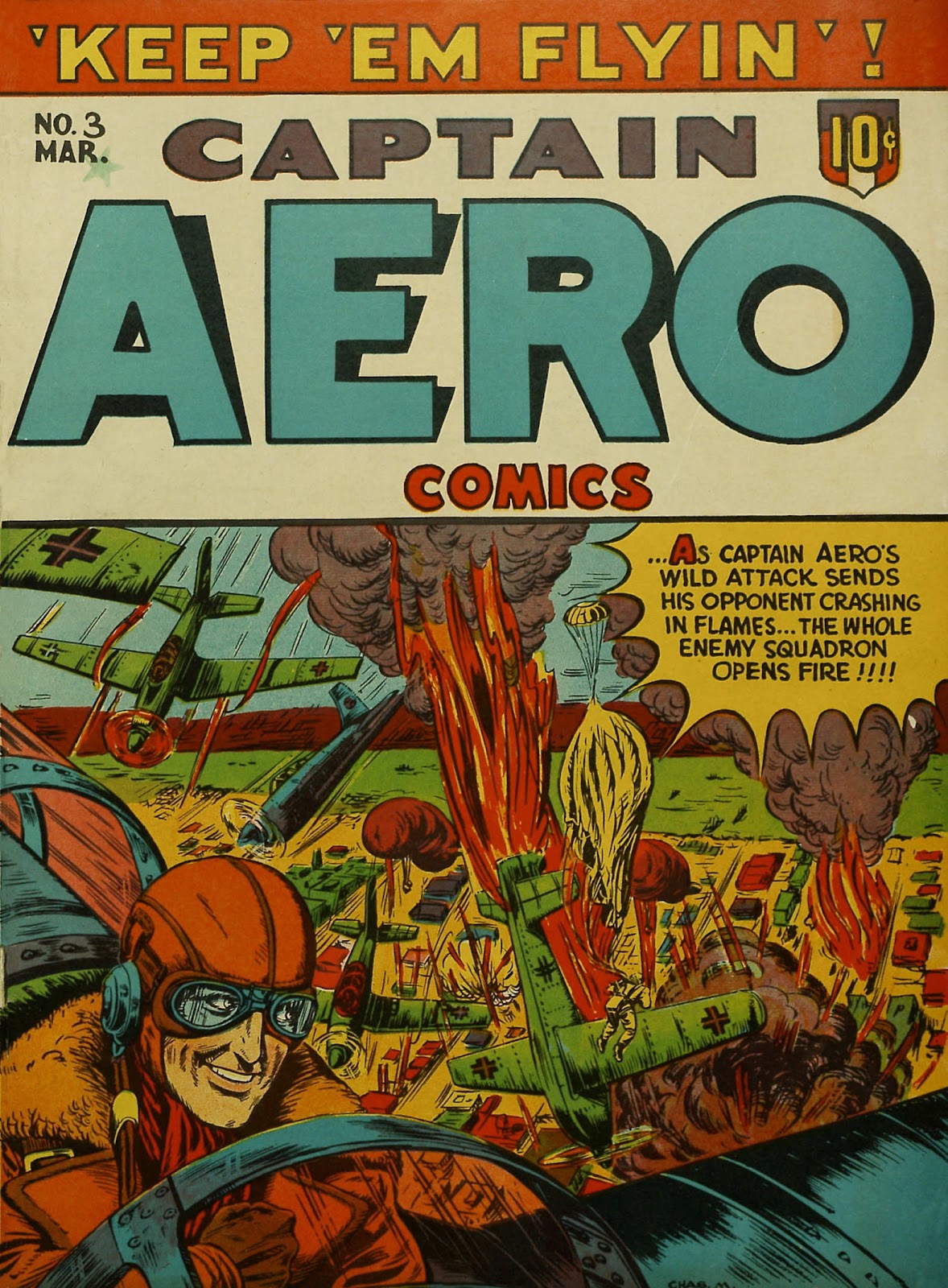 Captain Aero Comics issue 3 - Page 1