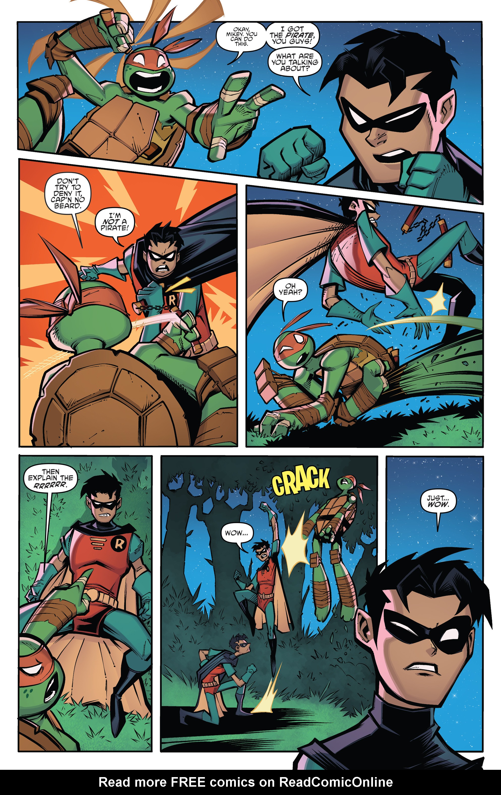 Read online Batman/Teenage Mutant Ninja Turtles Adventure comic -  Issue #2 - 17