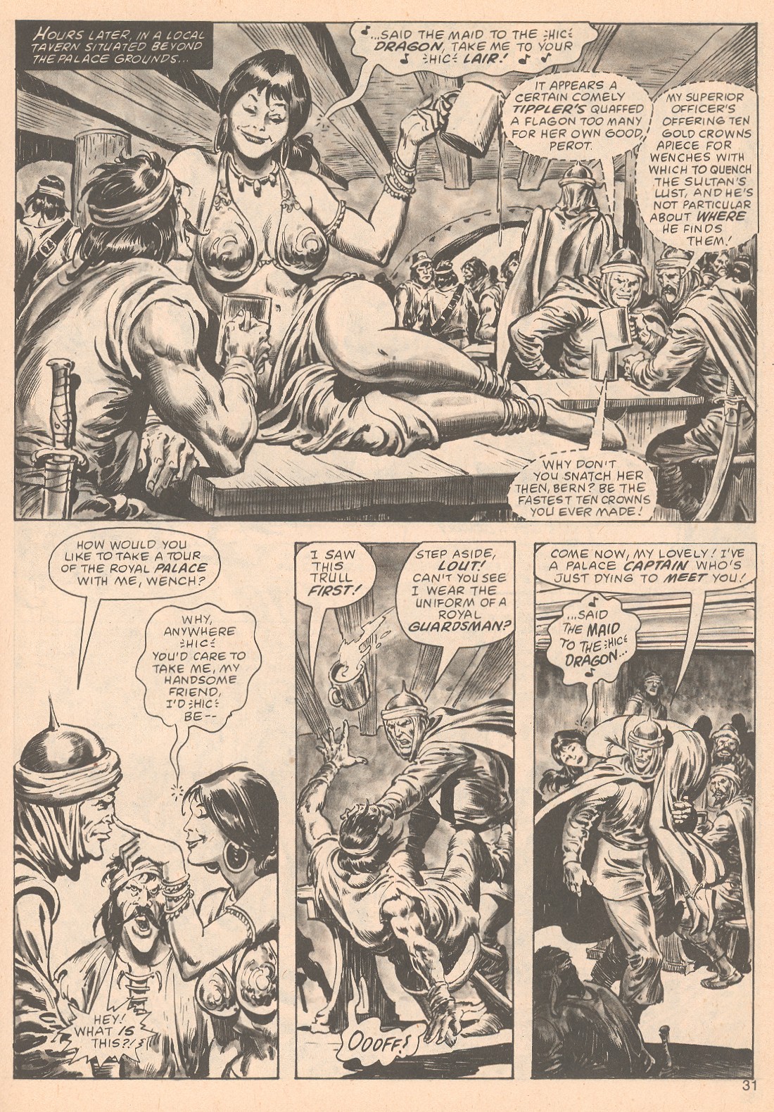 Read online The Savage Sword Of Conan comic -  Issue #63 - 31