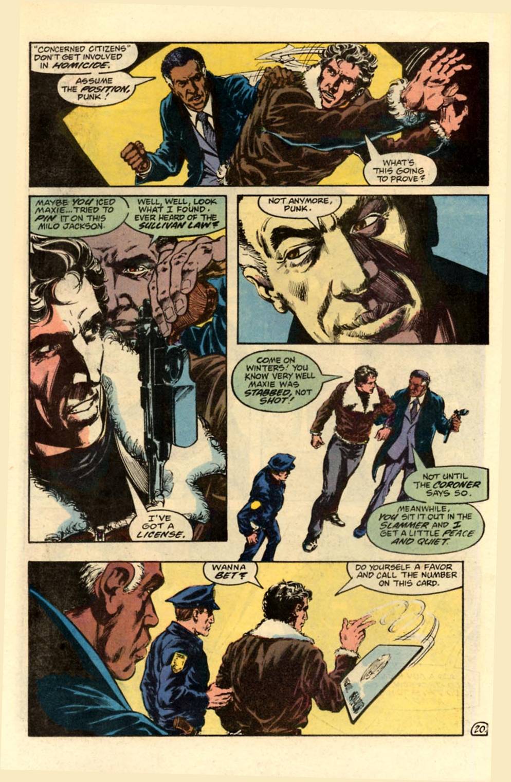 Read online Jon Sable, Freelance comic -  Issue #1 - 21