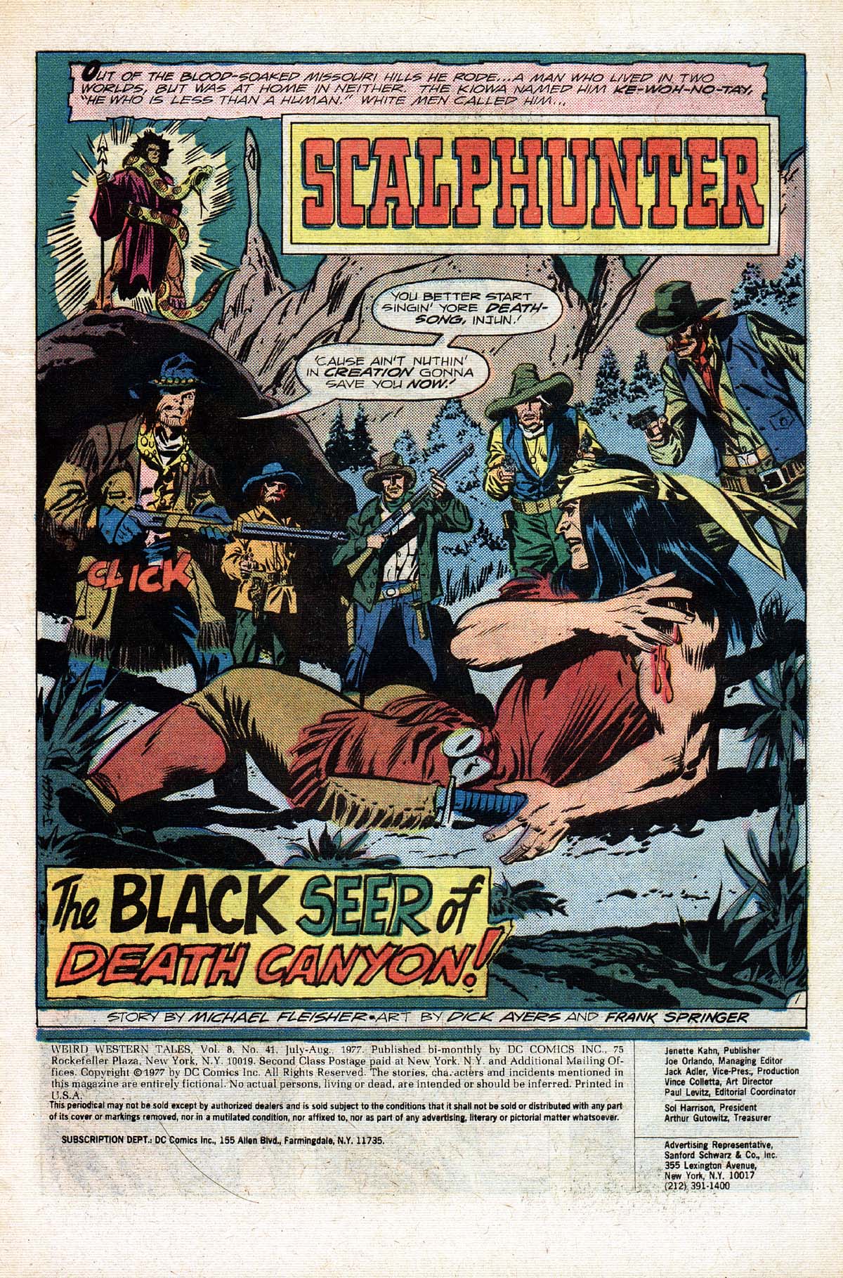 Read online Weird Western Tales (1972) comic -  Issue #41 - 3
