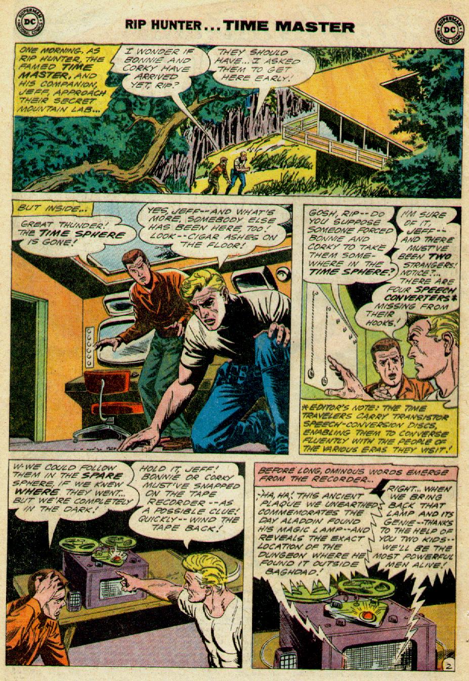 Read online Rip Hunter...Time Master comic -  Issue #8 - 4