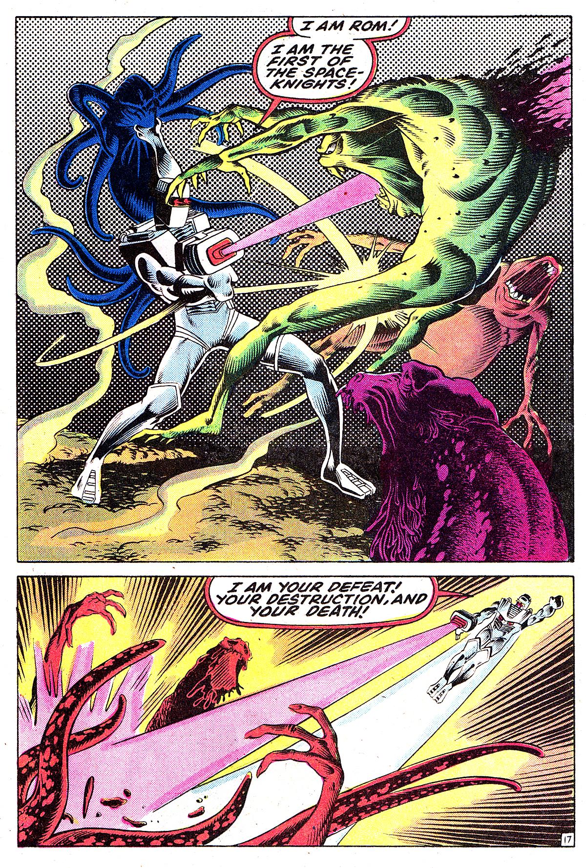Read online ROM (1979) comic -  Issue #38 - 18