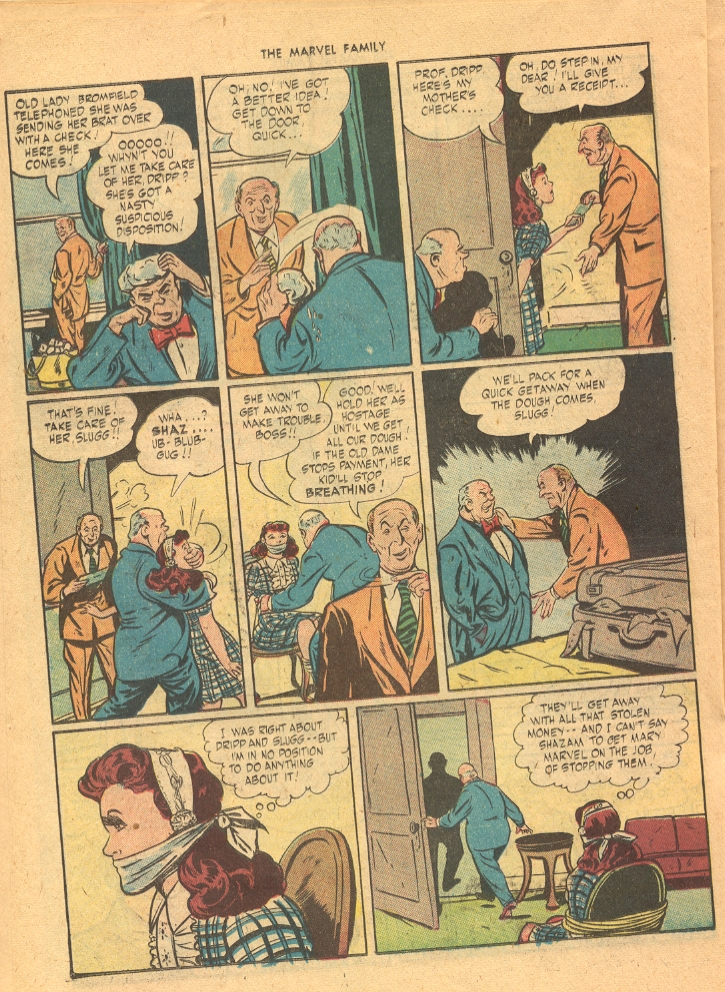 Read online The Marvel Family comic -  Issue #3 - 22