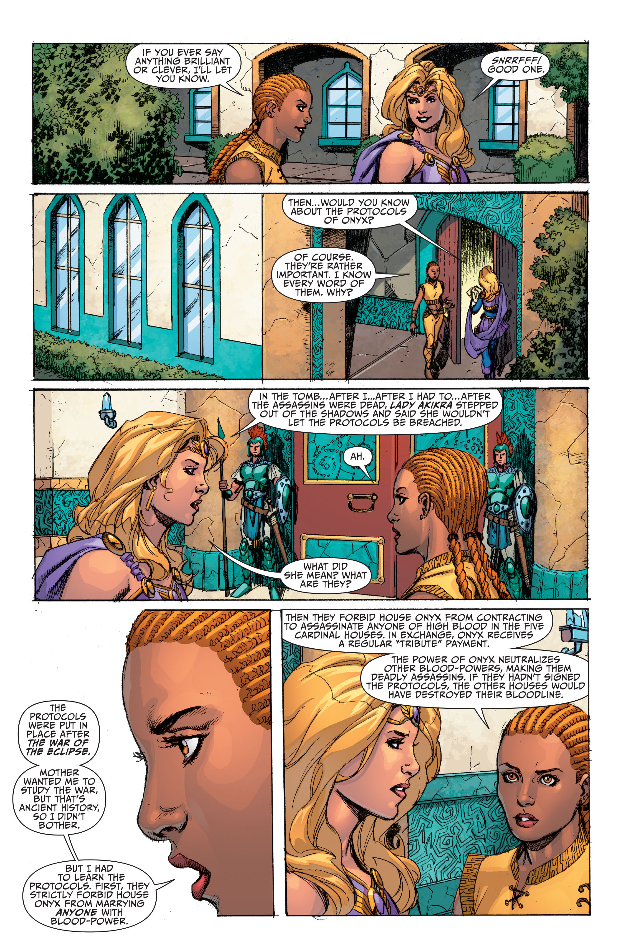 Read online Sword Of Sorcery comic -  Issue #6 - 7