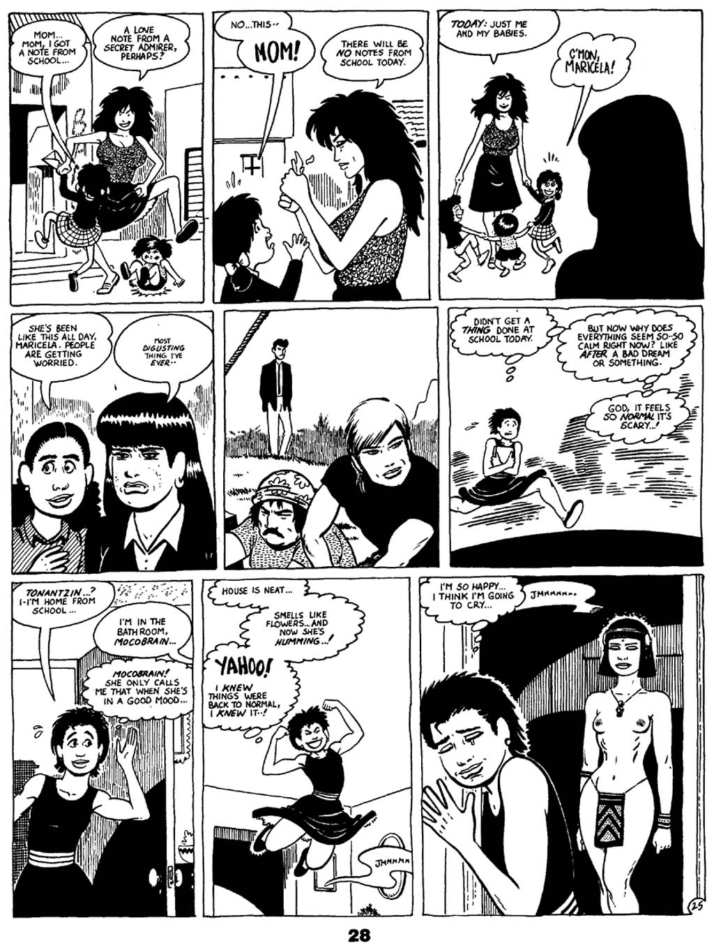 Read online Love and Rockets (1982) comic -  Issue #22 - 30