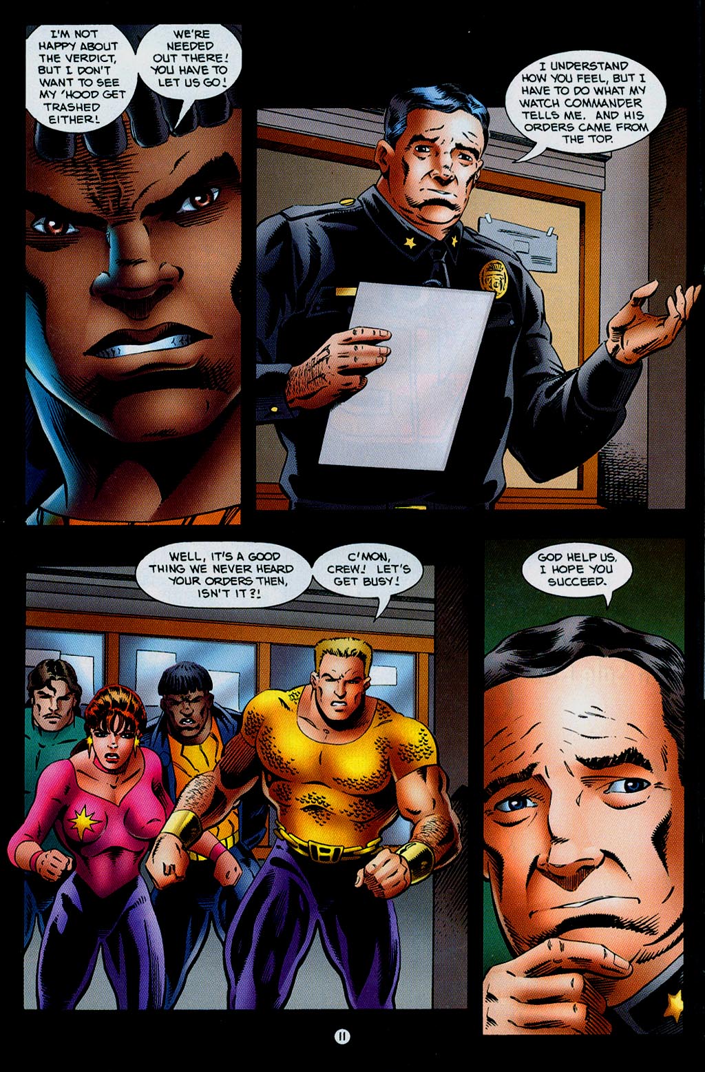 Read online Ultraverse Year Zero: Death of the Squad comic -  Issue #3 - 12