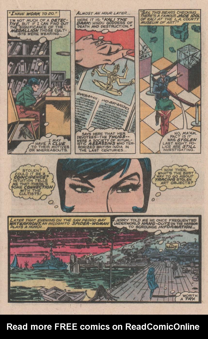 Read online Spider-Woman (1978) comic -  Issue #14 - 10