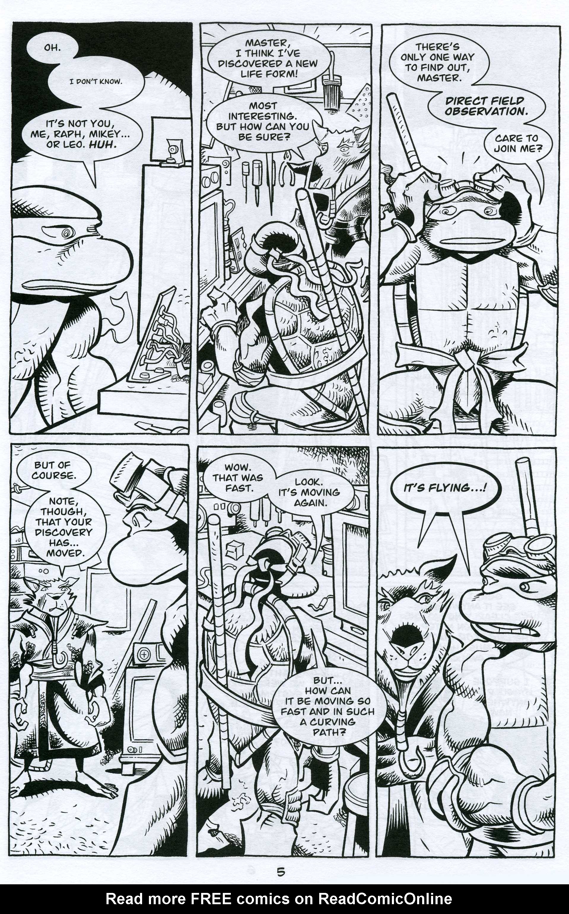 Read online TMNT Movie Prequel comic -  Issue #3 - 7