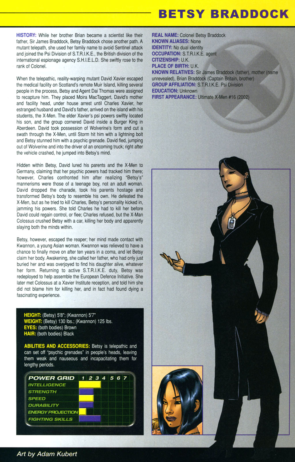 Read online Official Handbook of the Ultimate Marvel Universe: The Ultimates & X-Men 2005 comic -  Issue # Full - 7