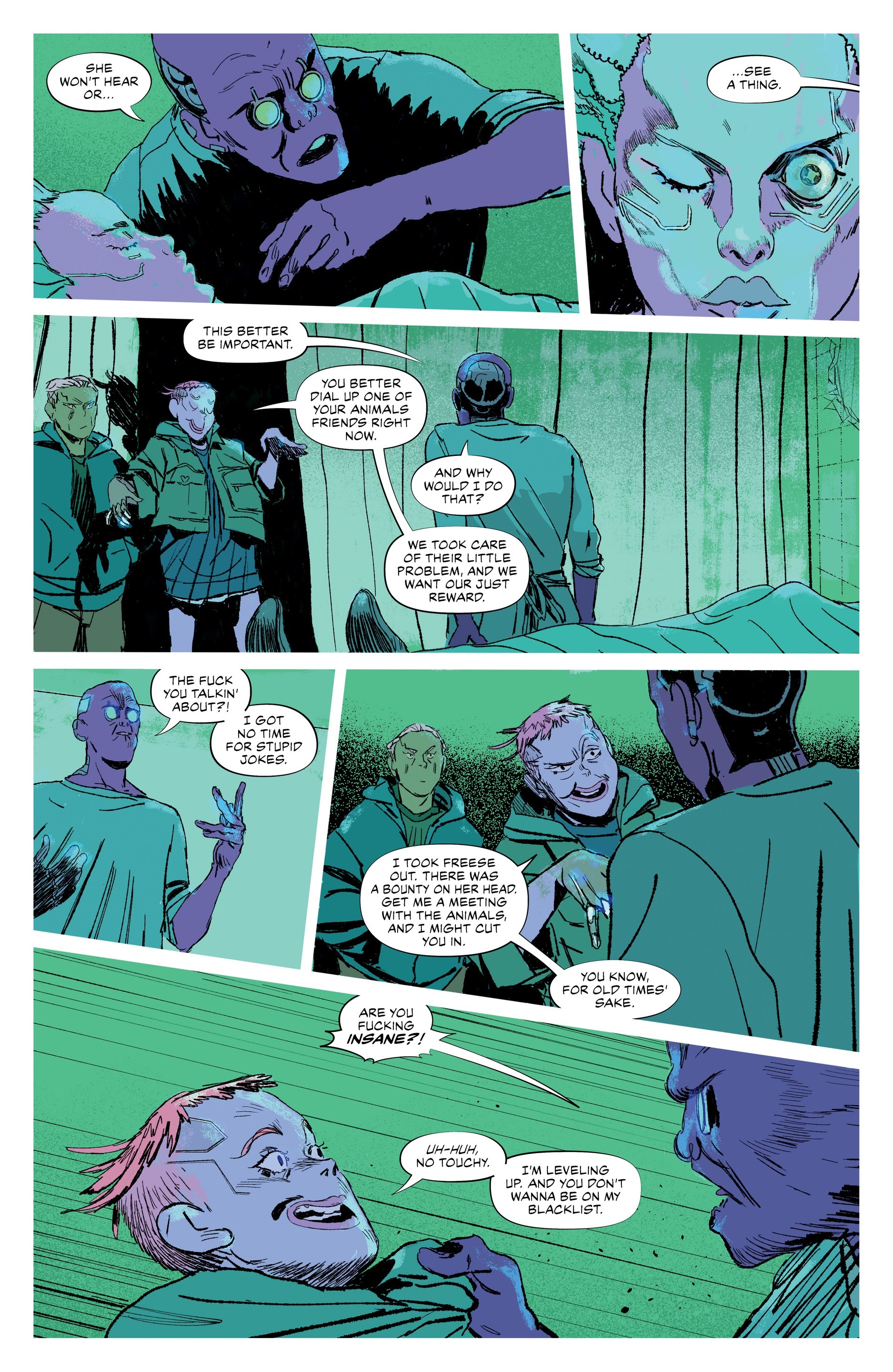 Read online Cyberpunk 2077: Big City Dreams (2022) comic -  Issue # Full - 42