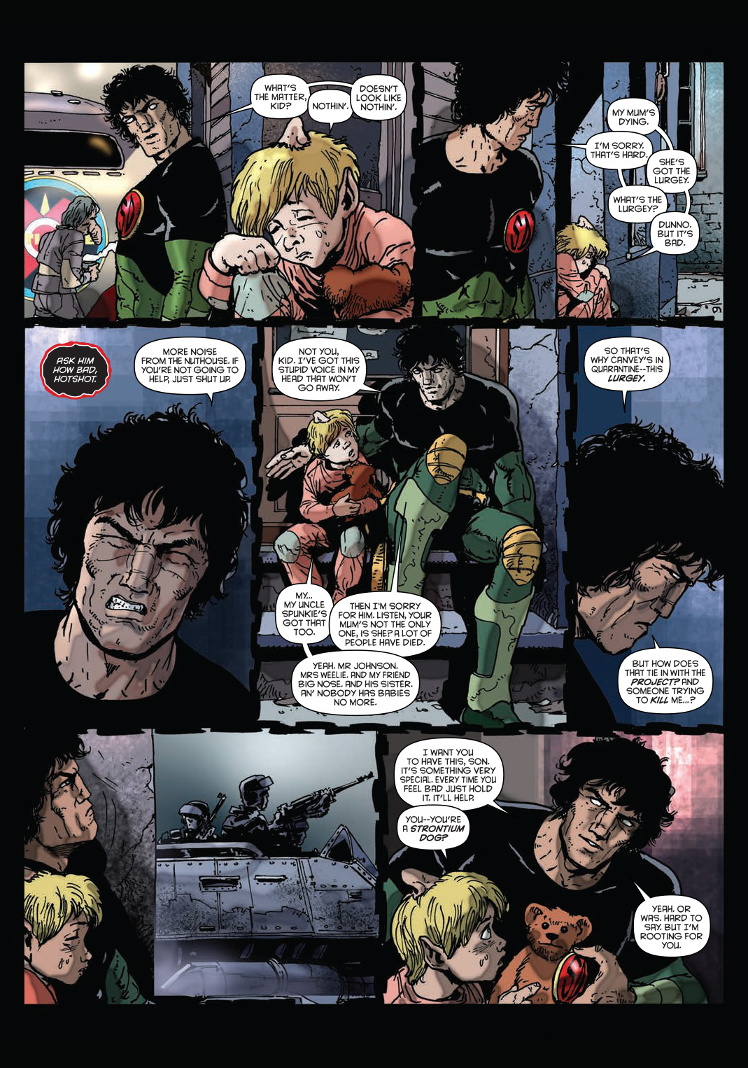 Read online Strontium Dog: The Life and Death of Johnny Alpha: The Project comic -  Issue # TPB - 123