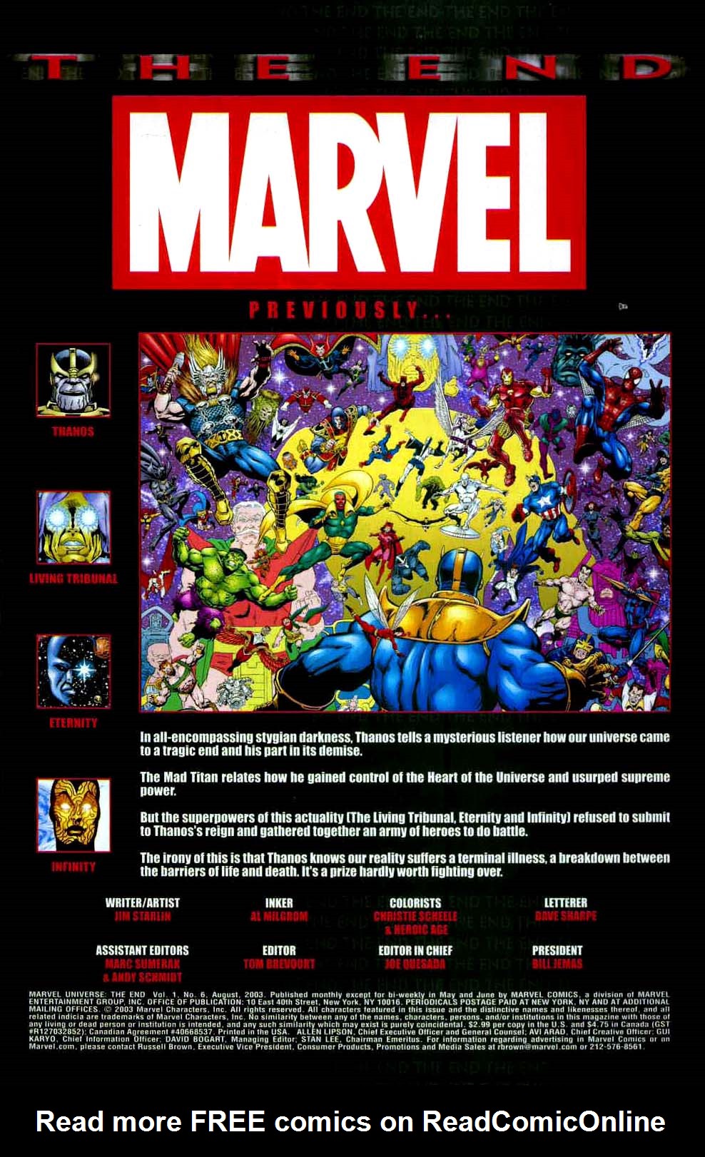 Read online Marvel: The End comic -  Issue #6 - 2