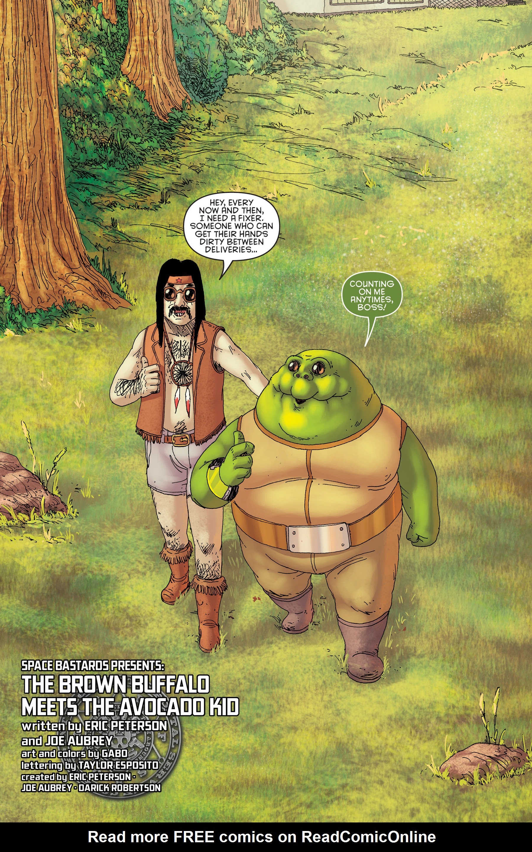 Read online Space Bastards: Special Delivery comic -  Issue # TPB - 37