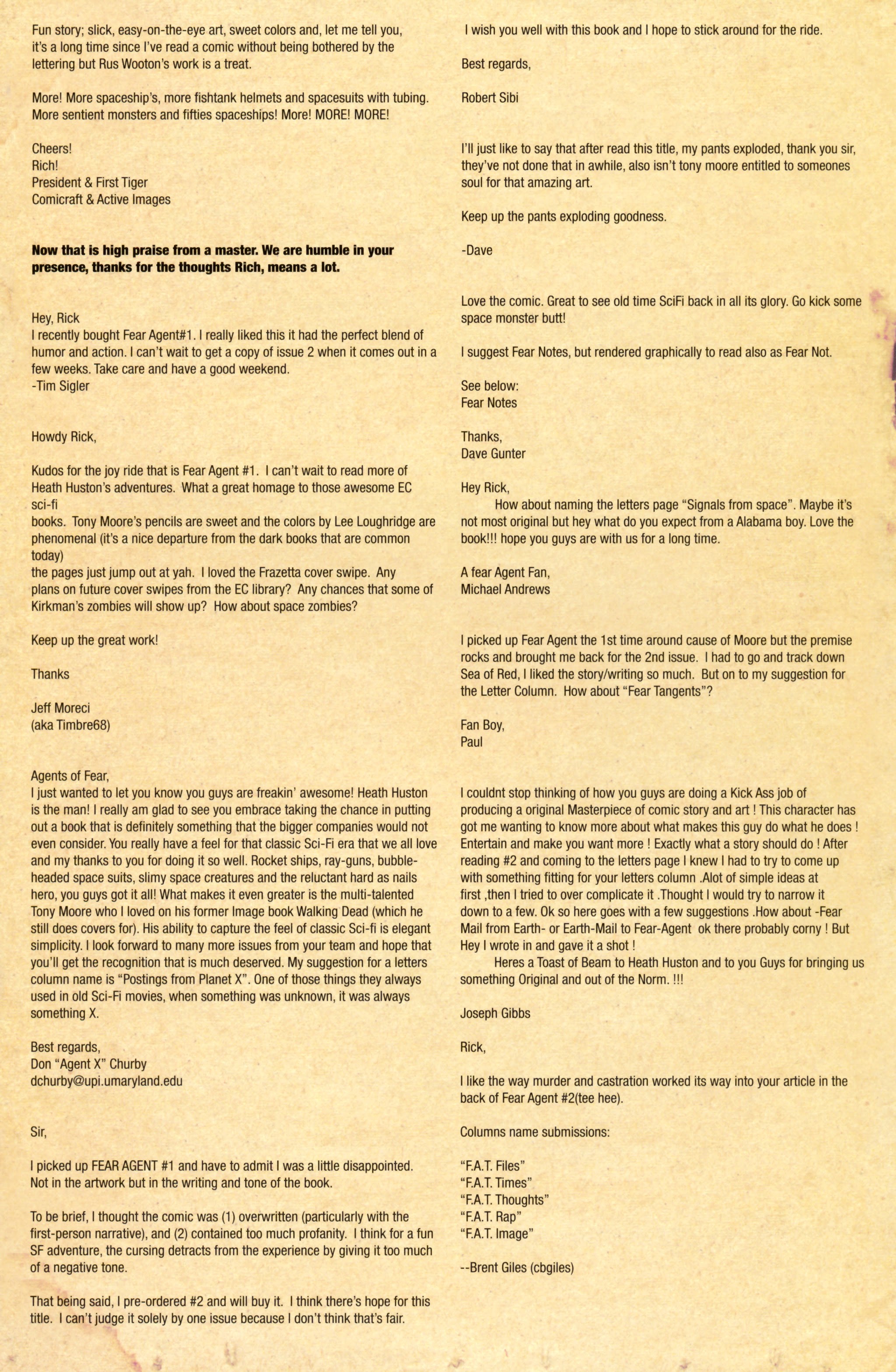 Read online Fear Agent comic -  Issue #3 - 26