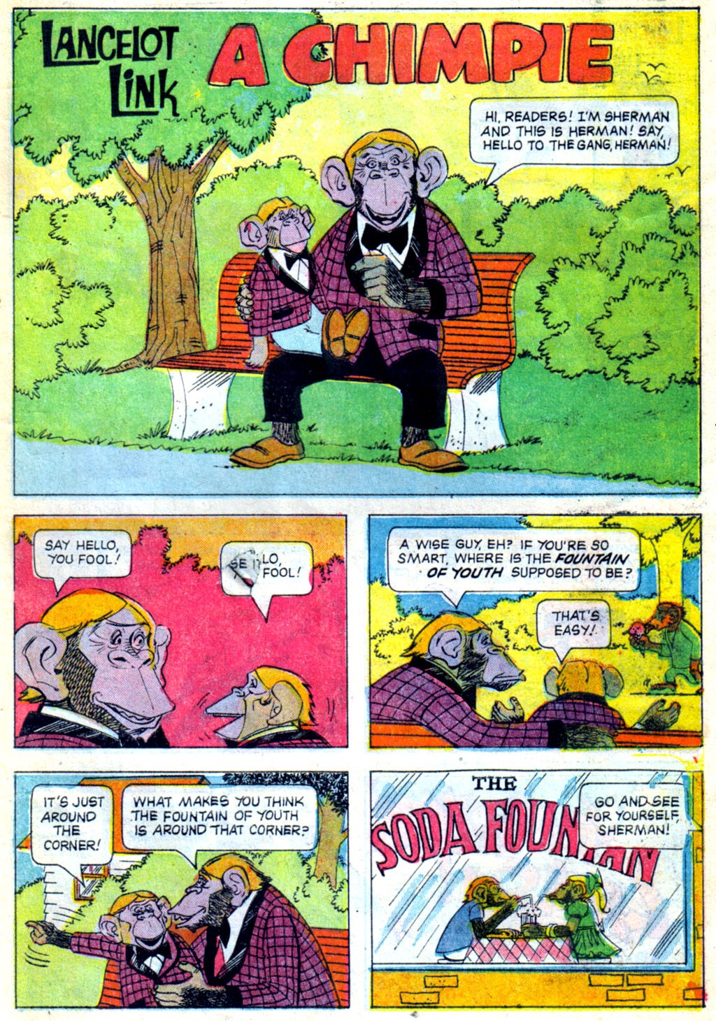 Read online Lancelot Link Secret Chimp comic -  Issue #1 - 23
