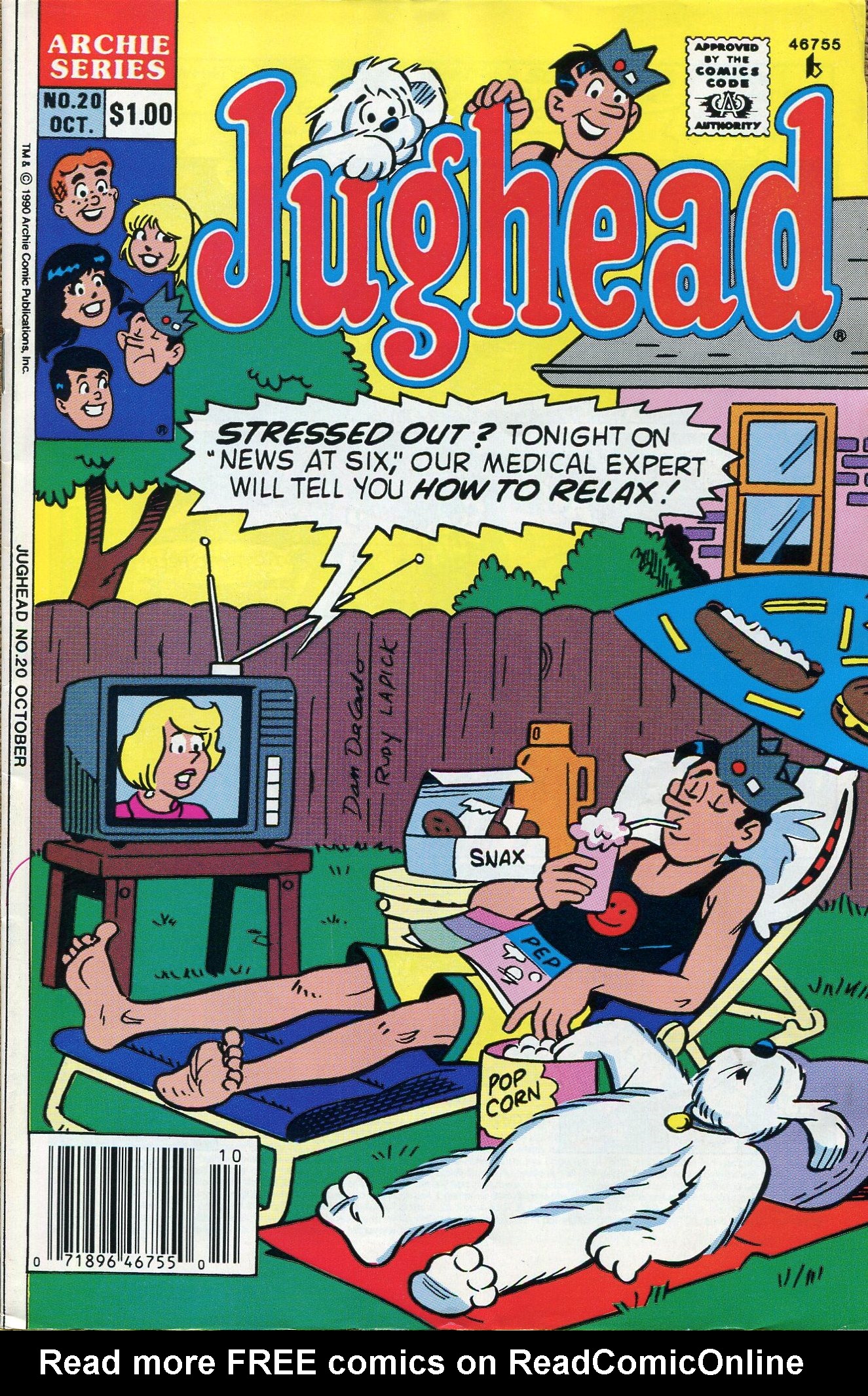 Read online Jughead (1987) comic -  Issue #20 - 1
