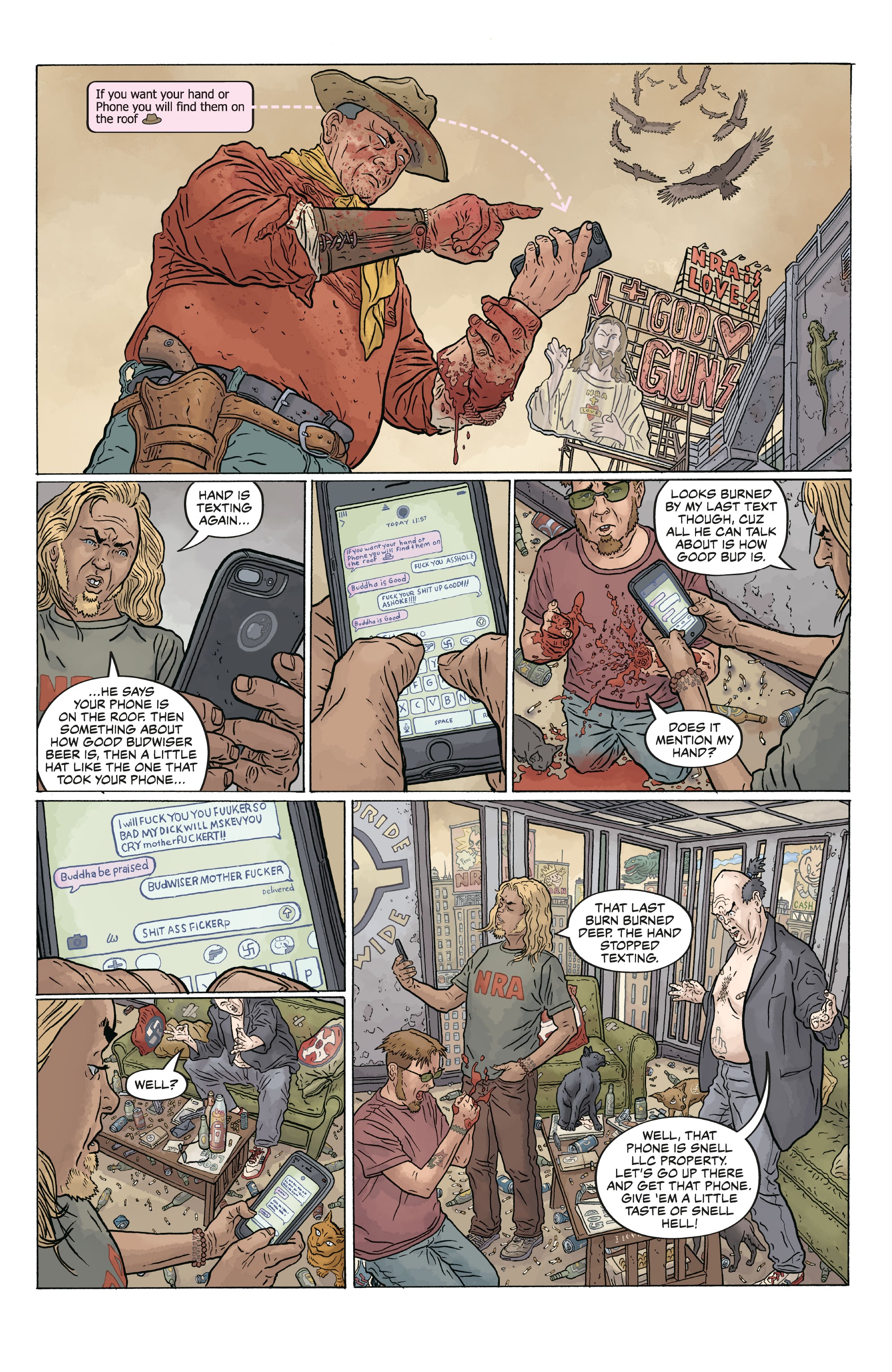 Read online Shaolin Cowboy: Cruel to Be Kin comic -  Issue #5 - 24