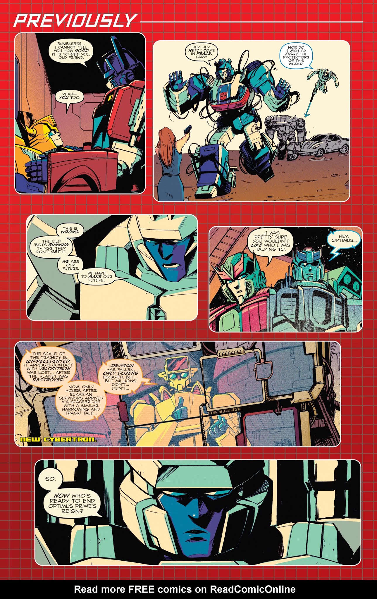 Read online Optimus Prime comic -  Issue #23 - 3