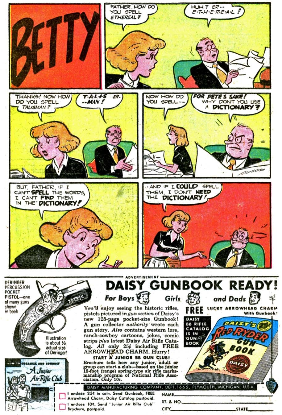 Read online A Date with Judy comic -  Issue #47 - 16