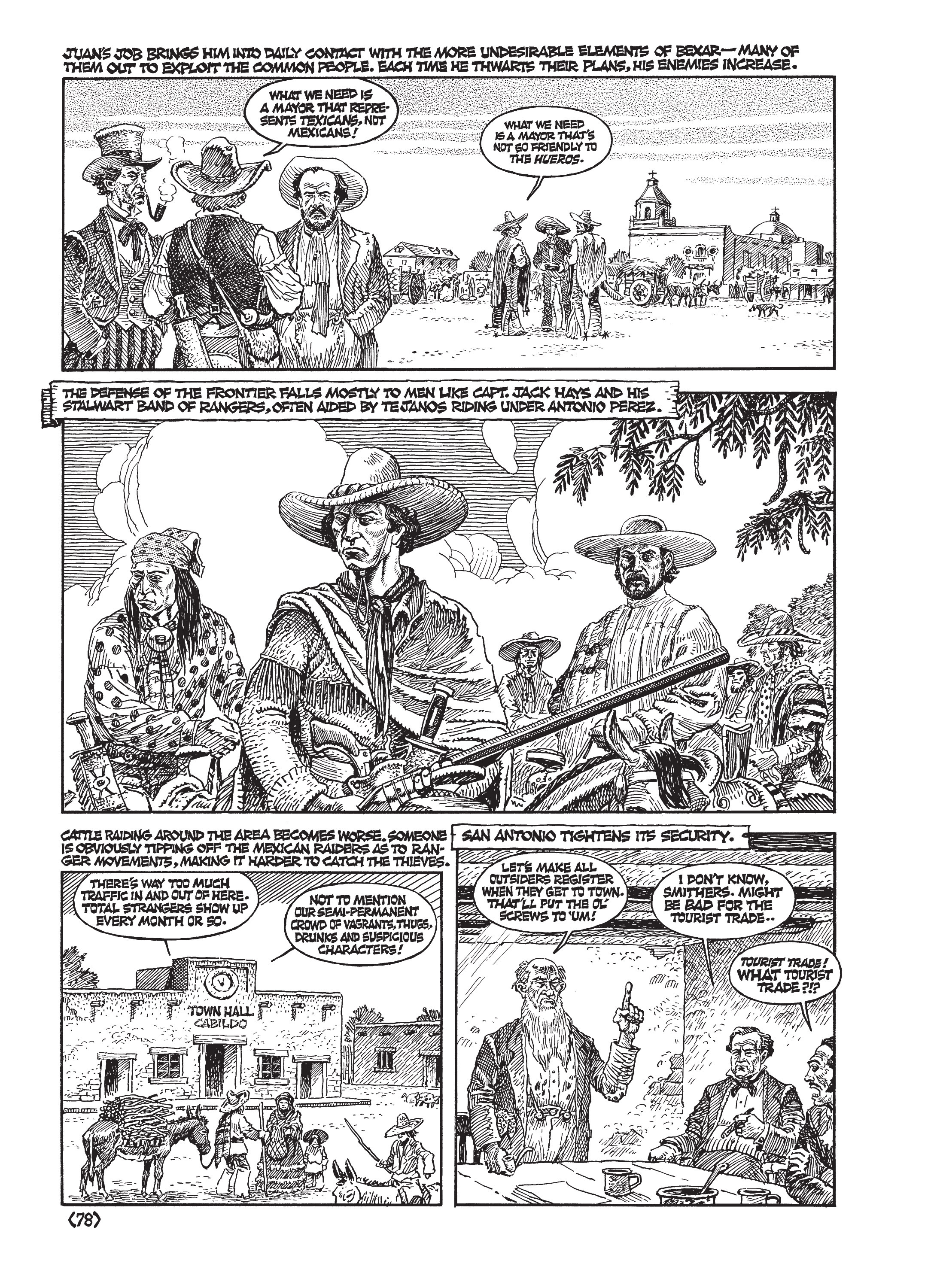 Read online Jack Jackson's American History: Los Tejanos and Lost Cause comic -  Issue # TPB (Part 1) - 81
