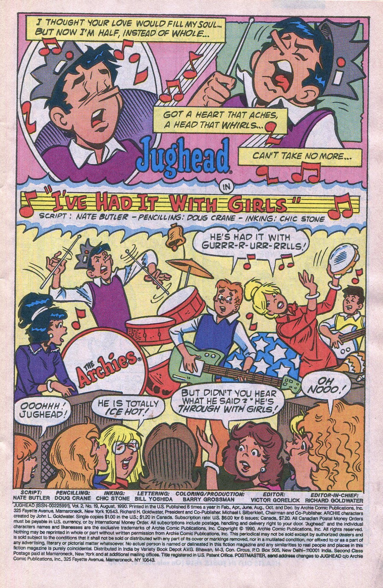 Read online Jughead (1987) comic -  Issue #19 - 3