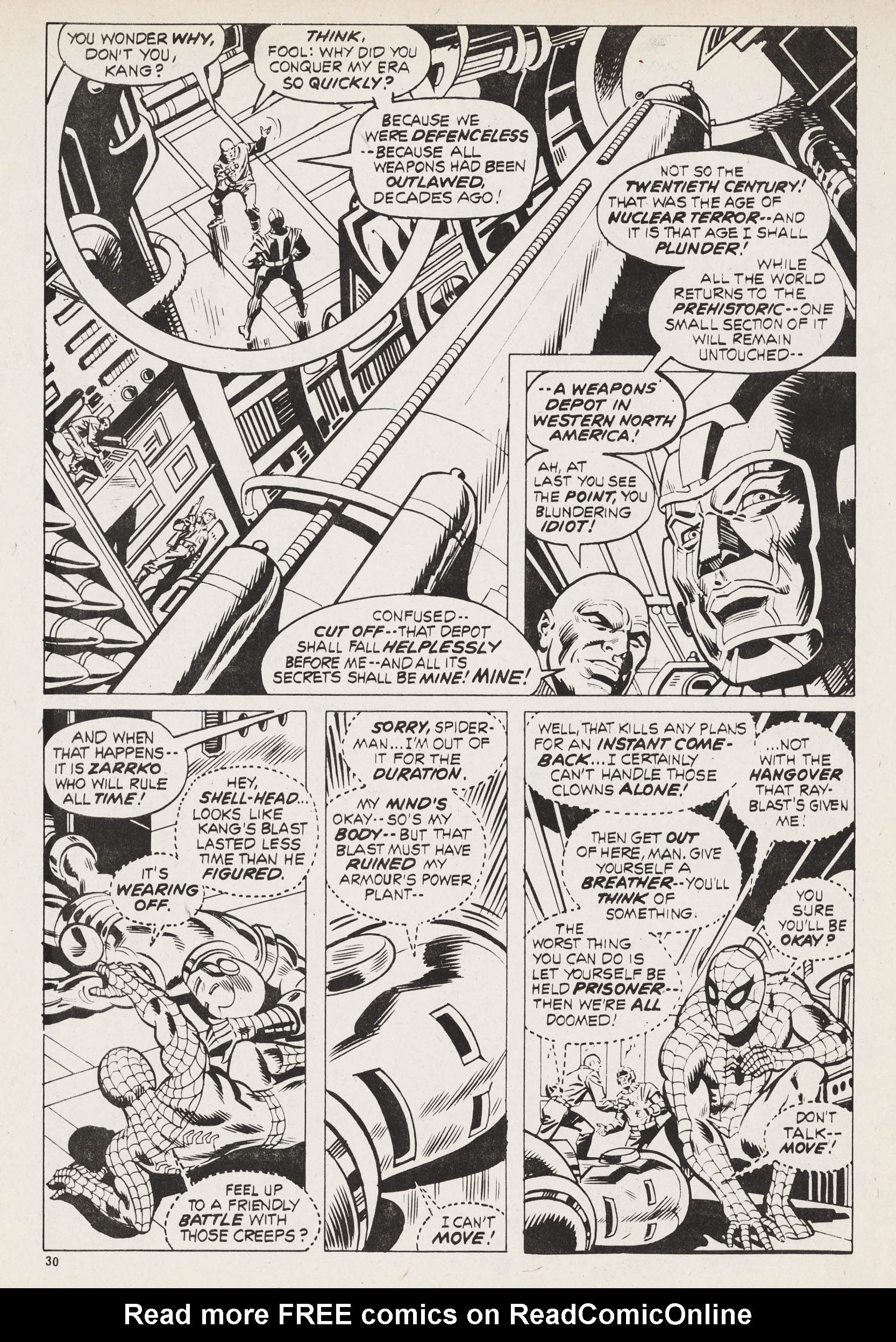 Read online Captain Britain (1976) comic -  Issue #27 - 30