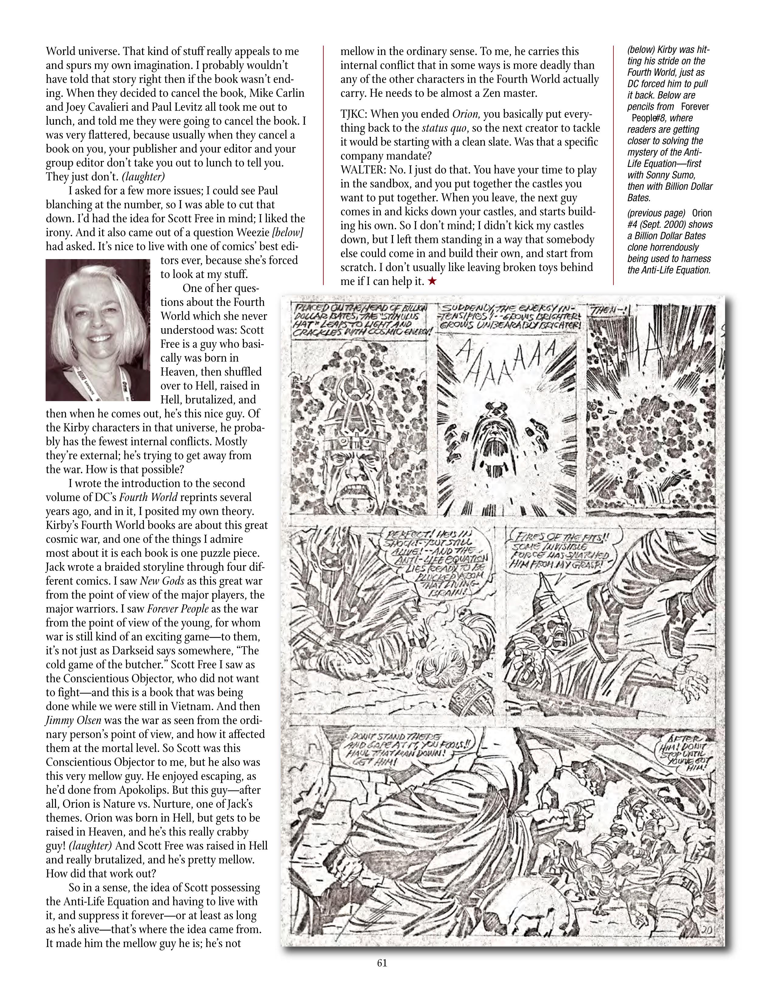 Read online The Jack Kirby Collector comic -  Issue #71 - 63