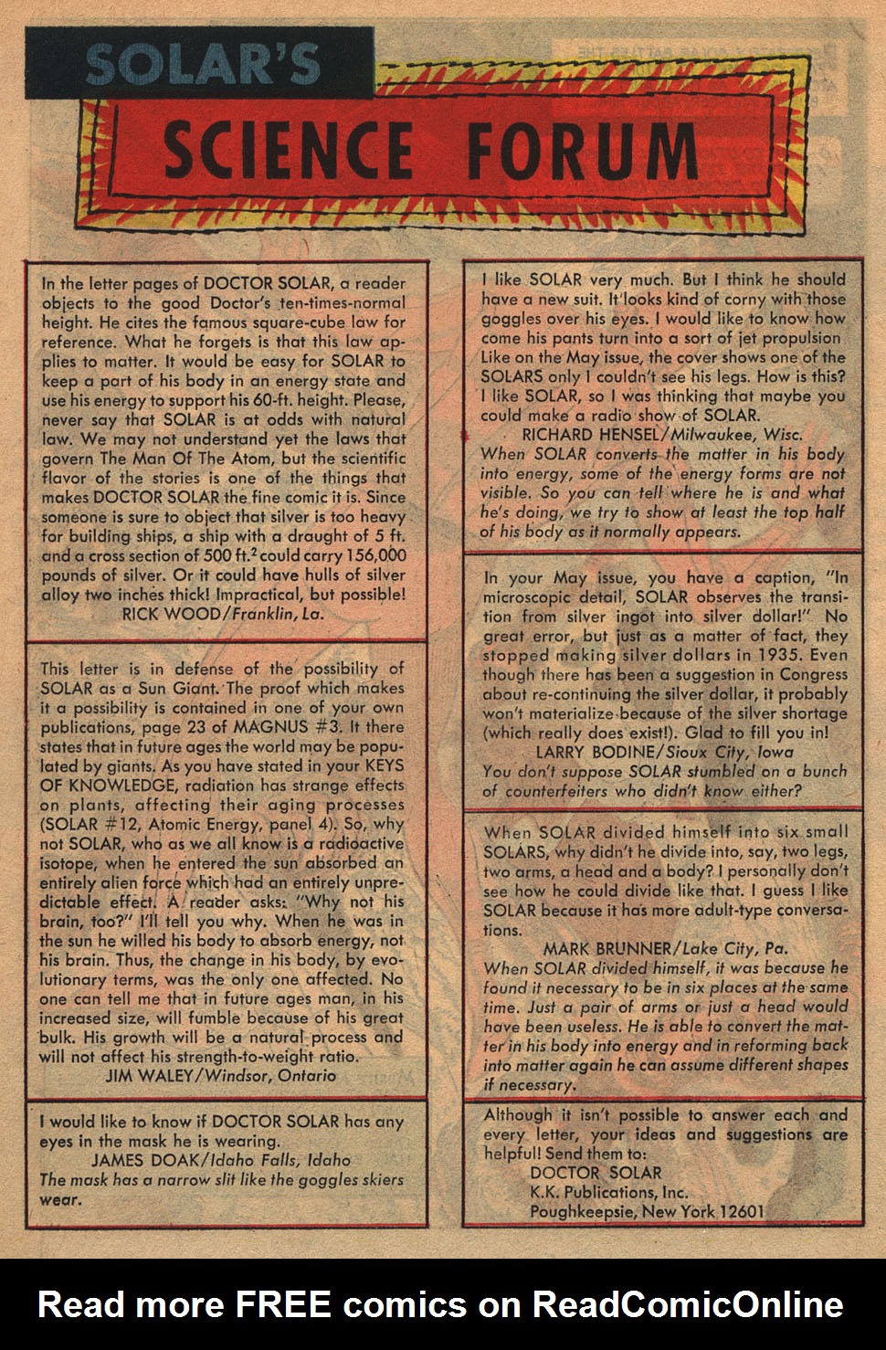 Read online Doctor Solar, Man of the Atom (1962) comic -  Issue #15 - 18
