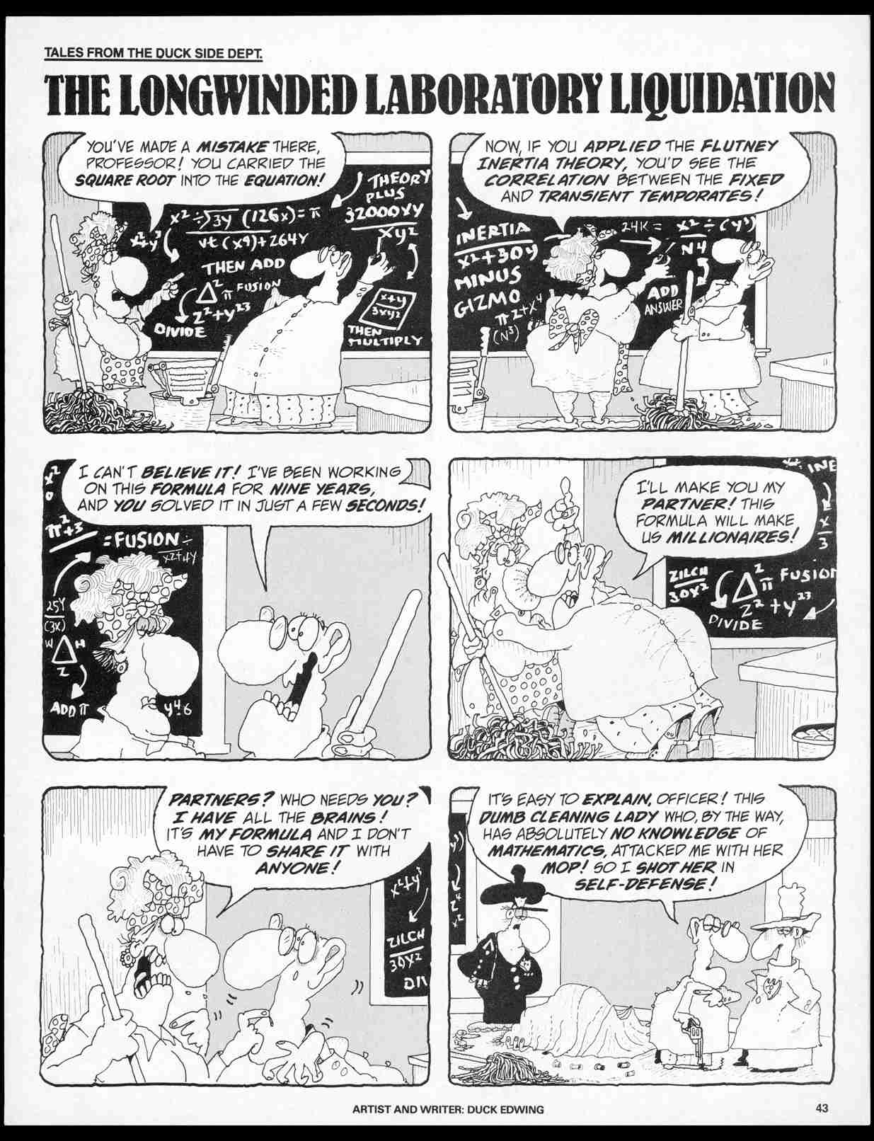 Read online MAD comic -  Issue #295 - 45