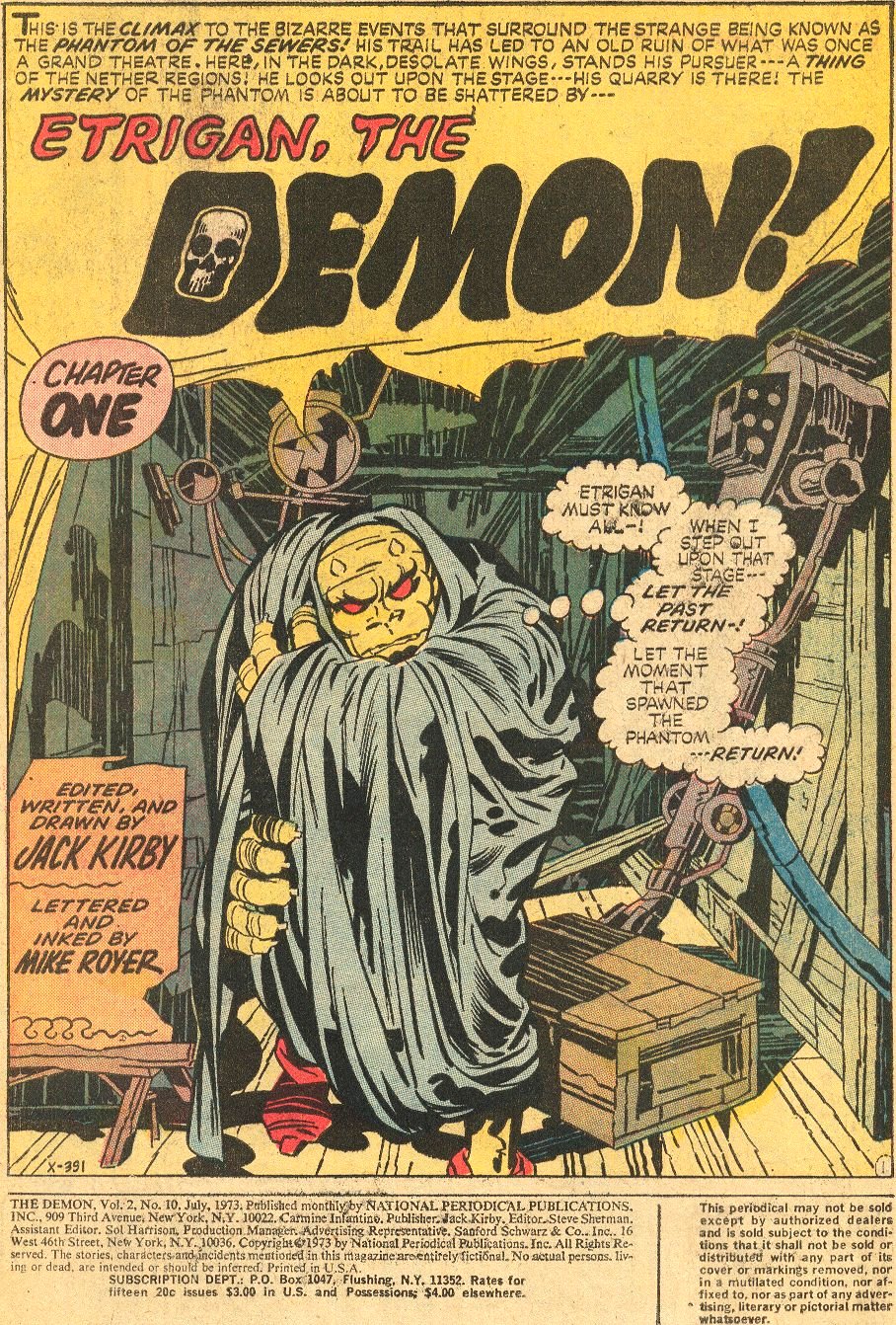 Read online The Demon (1972) comic -  Issue #10 - 2