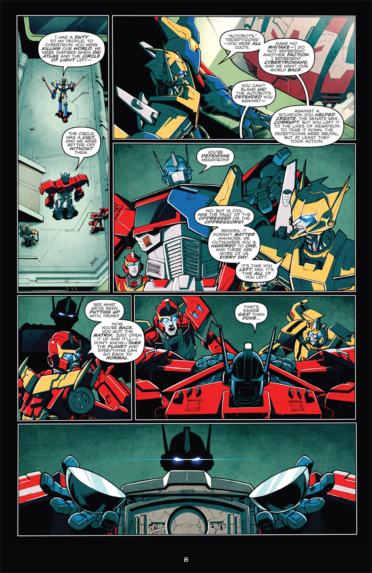 Read online The Transformers: Death of Optimus Prime comic -  Issue # Full - 13