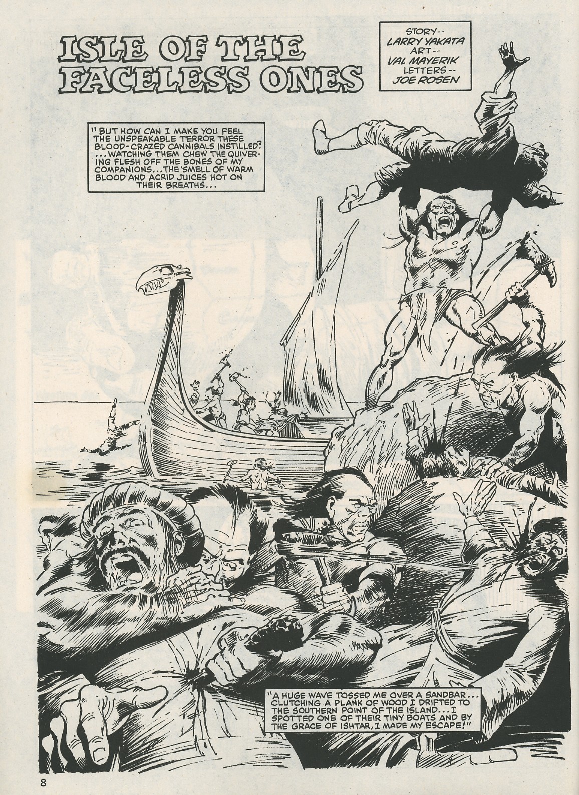 Read online The Savage Sword Of Conan comic -  Issue #115 - 8