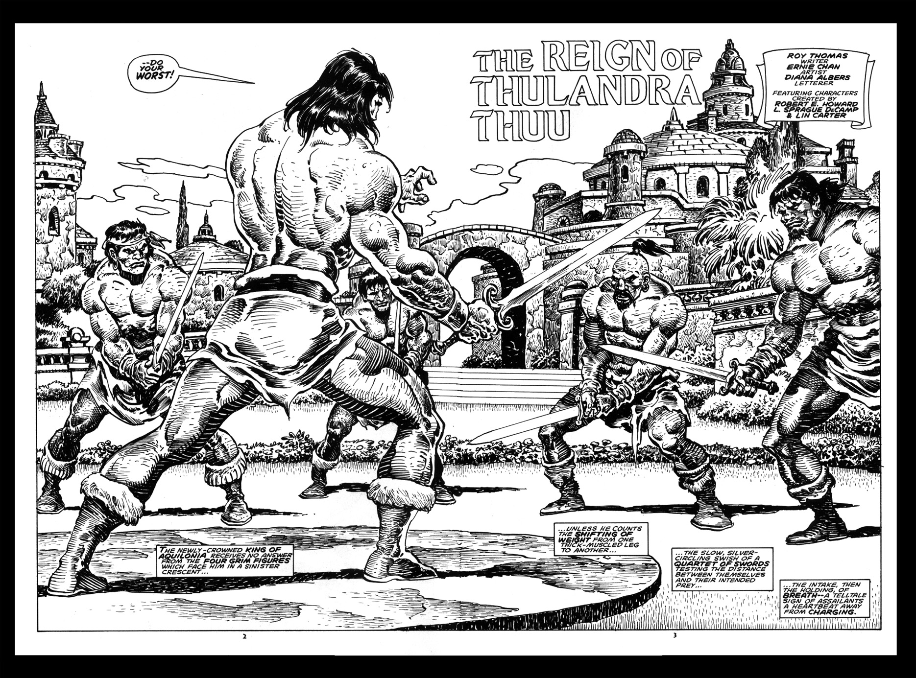 Read online The Savage Sword Of Conan comic -  Issue #214 - 4